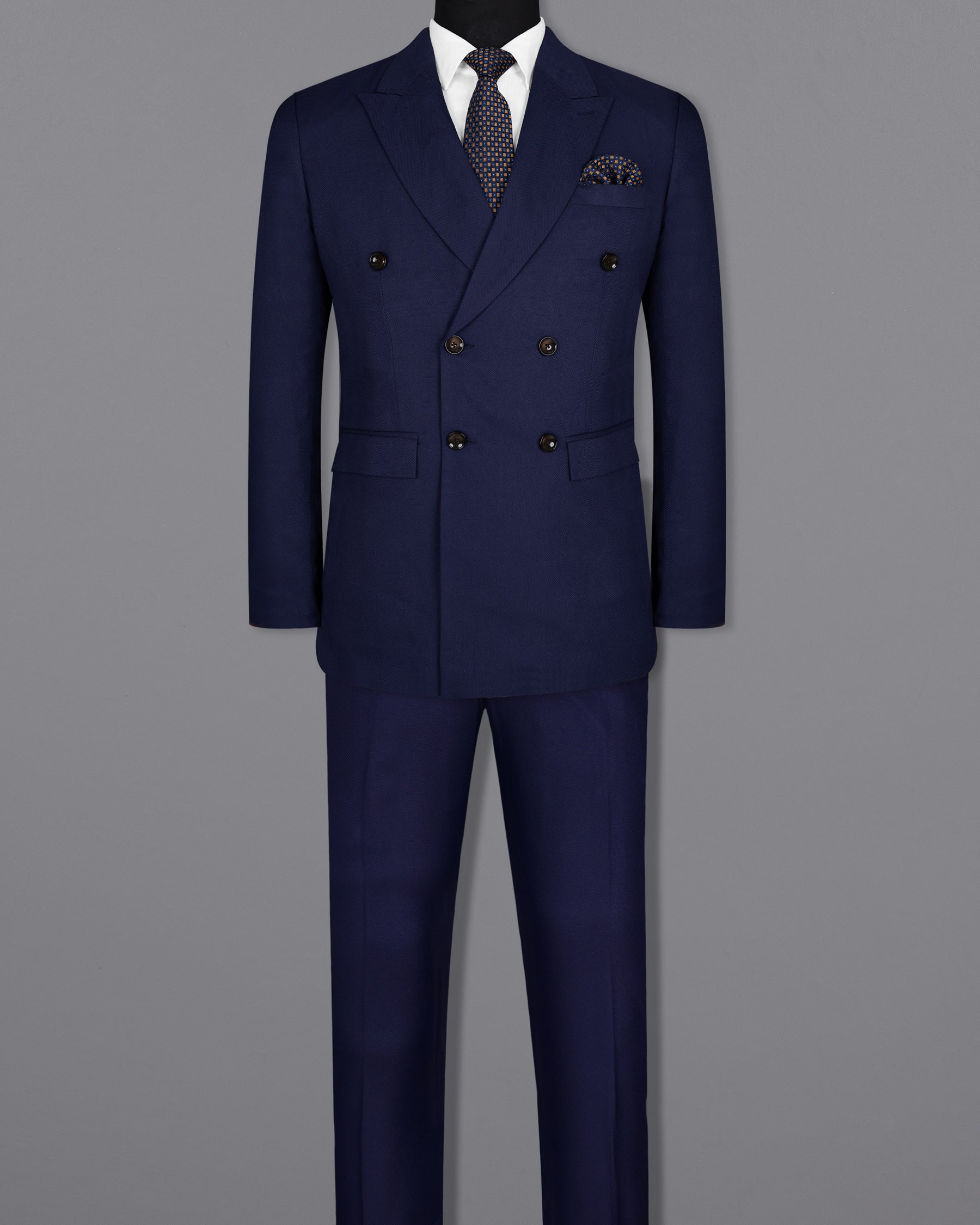 Royal Blue Wool Rich Double Breasted Suit ST1380-DB-36, ST1380-DB-38, ST1380-DB-40, ST1380-DB-42, ST1380-DB-44, ST1380-DB-46, ST1380-DB-48, ST1380-DB-50, ST1380-DB-52, ST1380-DB-54, ST1380-DB-56, ST1380-DB-58, ST1380-DB-60