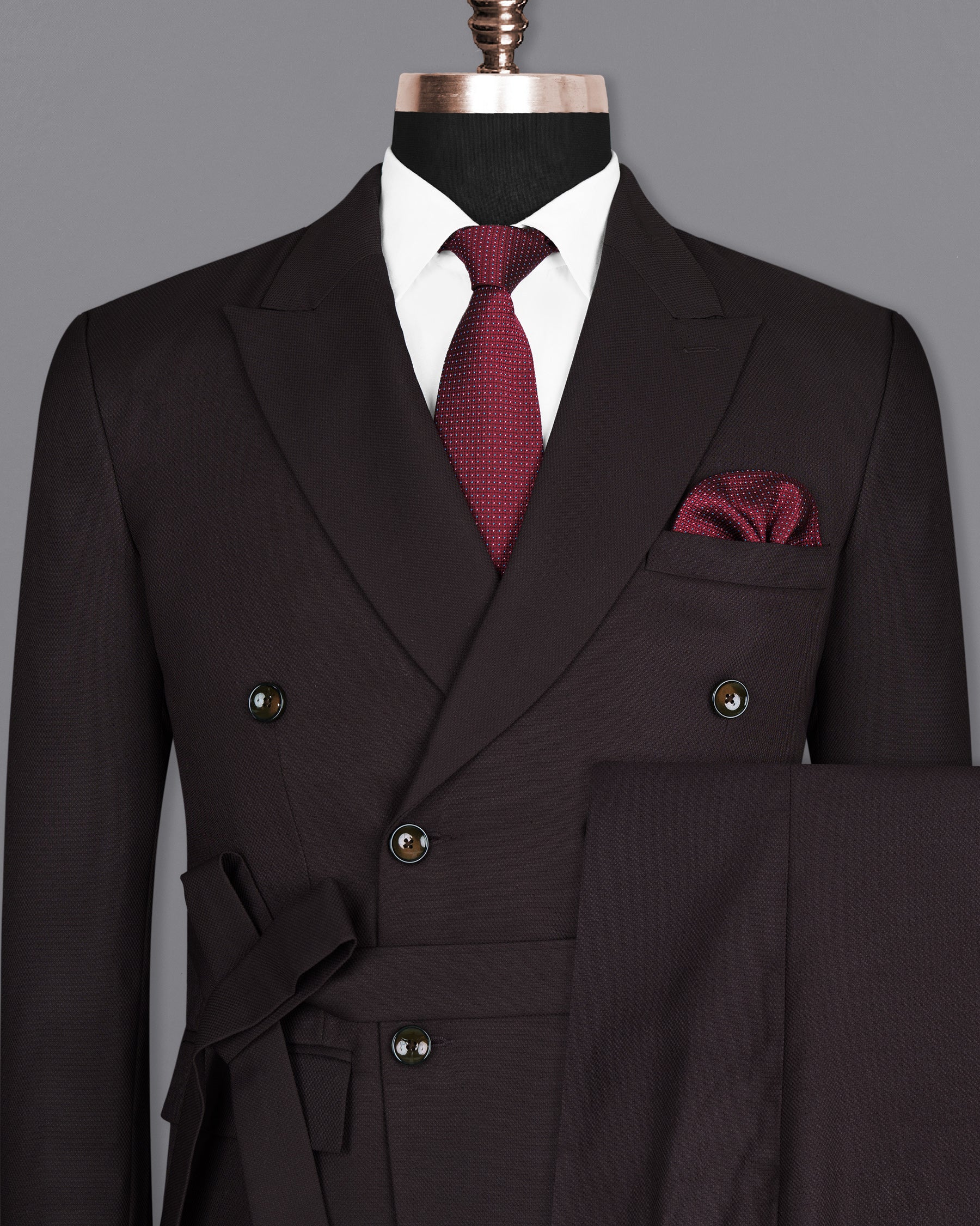 Maroon Double Breasted wool rich Suit ST1384-DB-D8-36, ST1384-DB-D8-38, ST1384-DB-D8-40, ST1384-DB-D8-42, ST1384-DB-D8-44, ST1384-DB-D8-46, ST1384-DB-D8-48, ST1384-DB-D8-50, ST1384-DB-D8-52, ST1384-DB-D8-54, ST1384-DB-D8-56, ST1384-DB-D8-58, ST1384-DB-D8-60