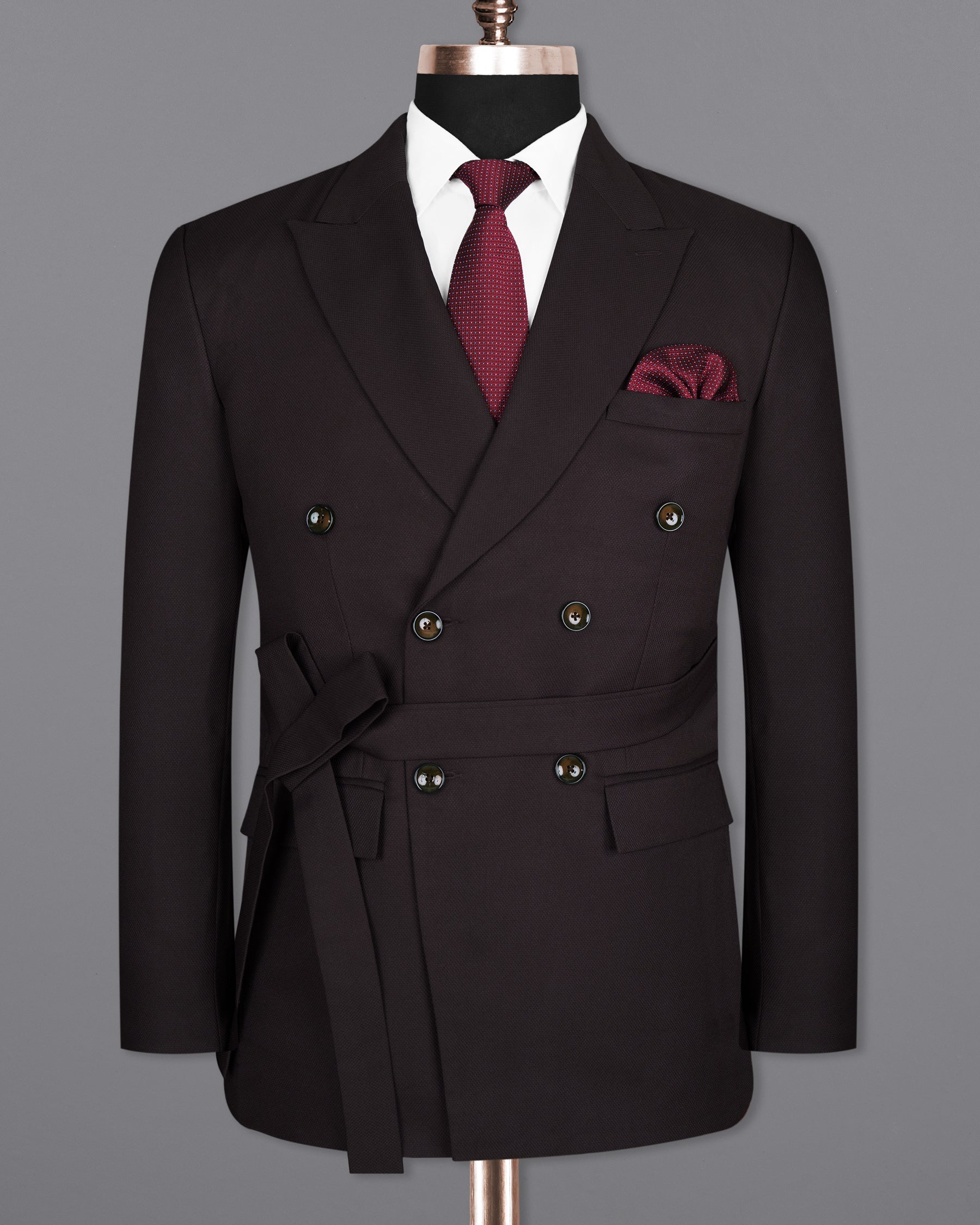 Maroon Double Breasted wool rich Suit ST1384-DB-D8-36, ST1384-DB-D8-38, ST1384-DB-D8-40, ST1384-DB-D8-42, ST1384-DB-D8-44, ST1384-DB-D8-46, ST1384-DB-D8-48, ST1384-DB-D8-50, ST1384-DB-D8-52, ST1384-DB-D8-54, ST1384-DB-D8-56, ST1384-DB-D8-58, ST1384-DB-D8-60