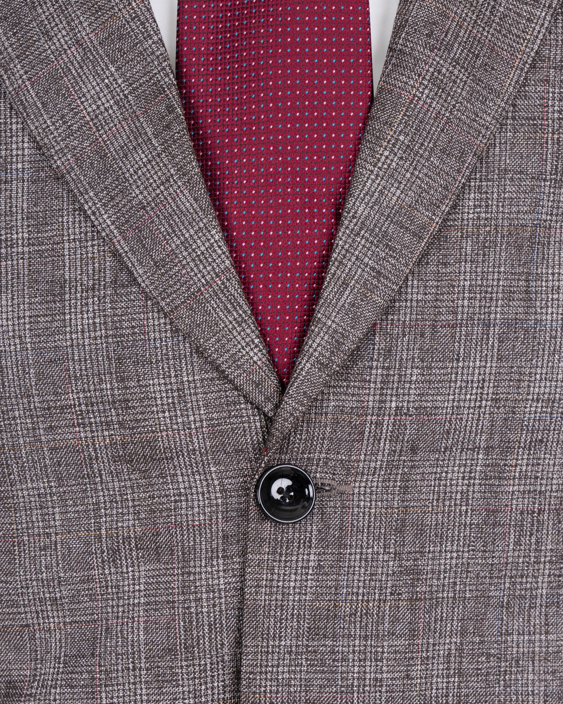 Don Juan Brown Plaid Wool Rich Suit ST1394-SB-36, ST1394-SB-38, ST1394-SB-40, ST1394-SB-42, ST1394-SB-44, ST1394-SB-46, ST1394-SB-48, ST1394-SB-50, ST1394-SB-52, ST1394-SB-54, ST1394-SB-56, ST1394-SB-58, ST1394-SB-60