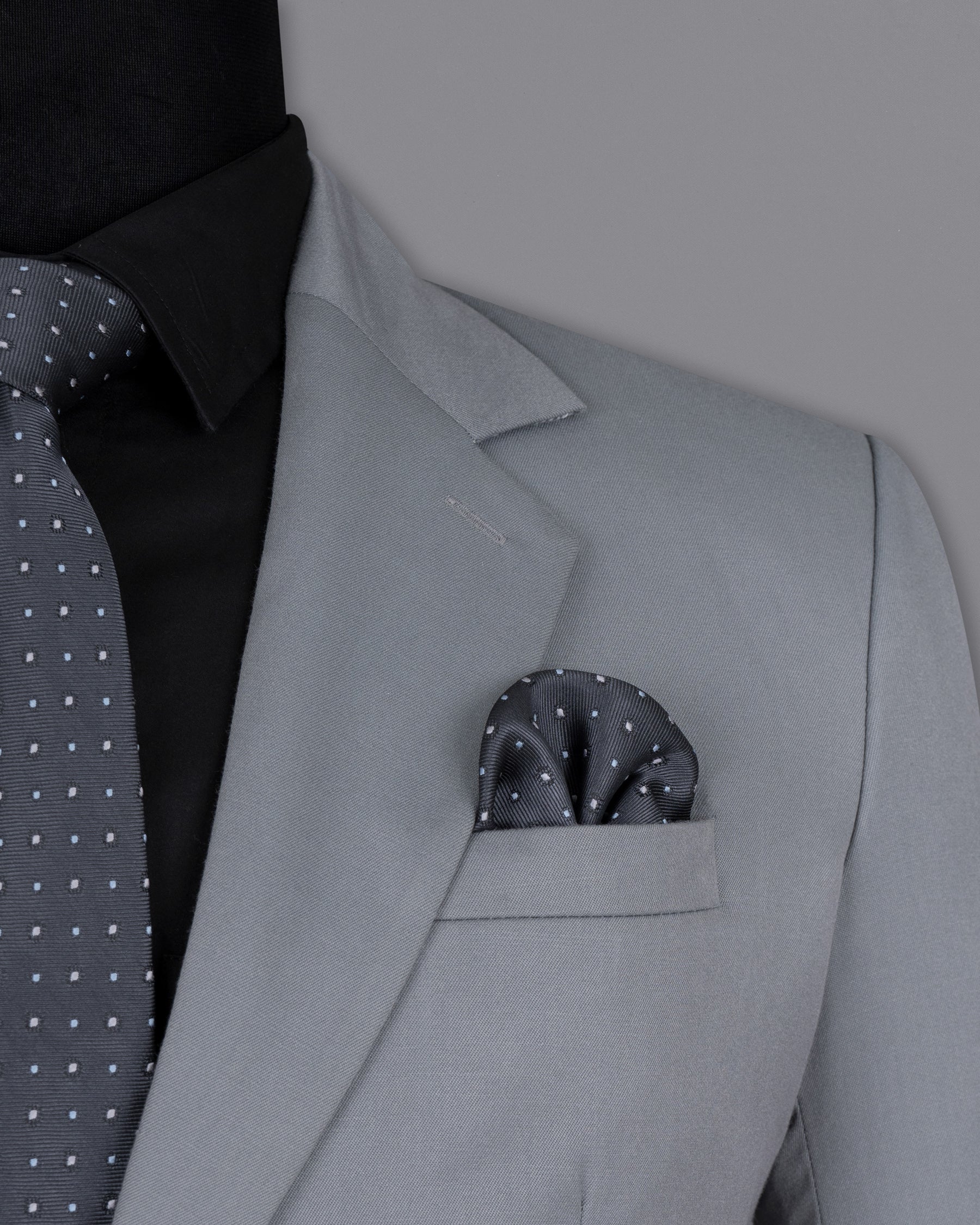 Rolling Stone Grey Wool Rich Suit