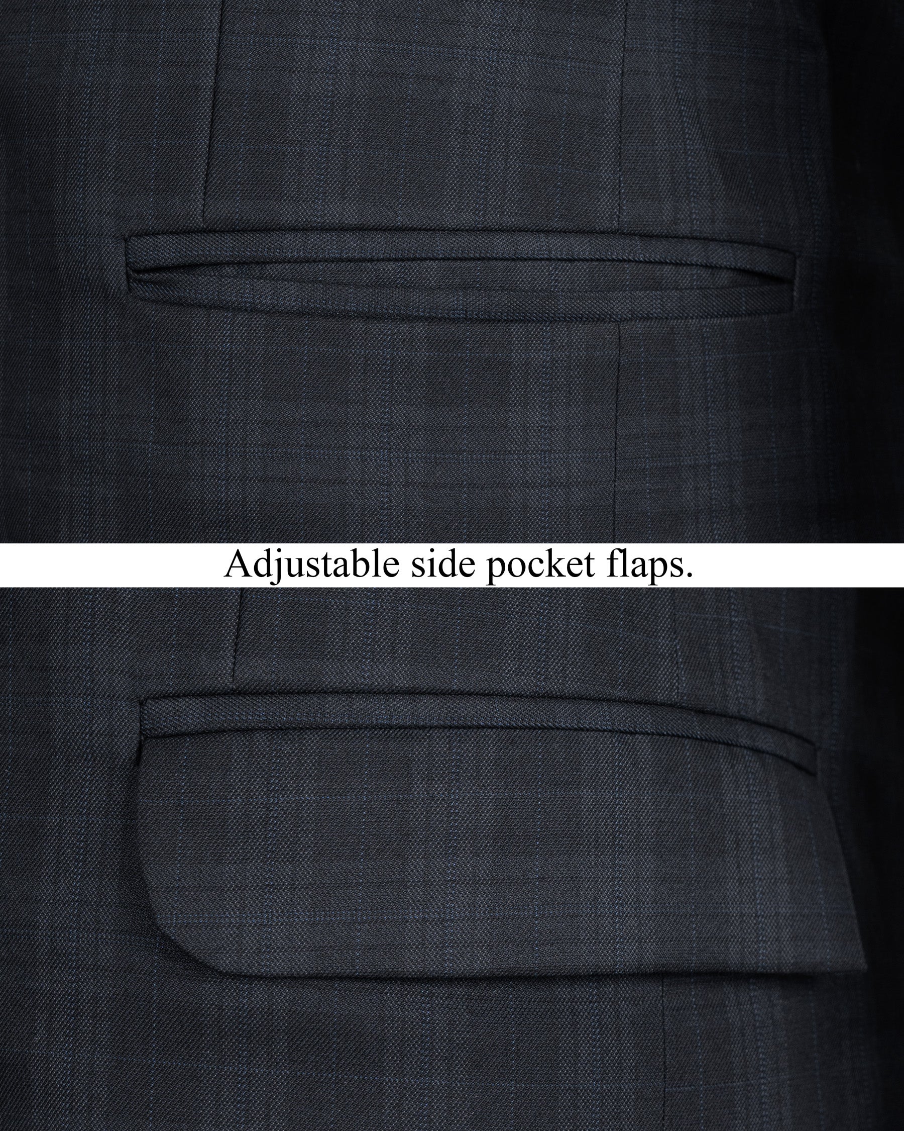 Shark Grey Plaid Woolrich Suit ST1434-SB-36,ST1434-SB-38,ST1434-SB-40,ST1434-SB-42,ST1434-SB-44,ST1434-SB-46,ST1434-SB-48,ST1434-SB-50,ST1434-SB-52,ST1434-SB-54,ST1434-SB-56,ST1434-SB-58,ST1434-SB-60