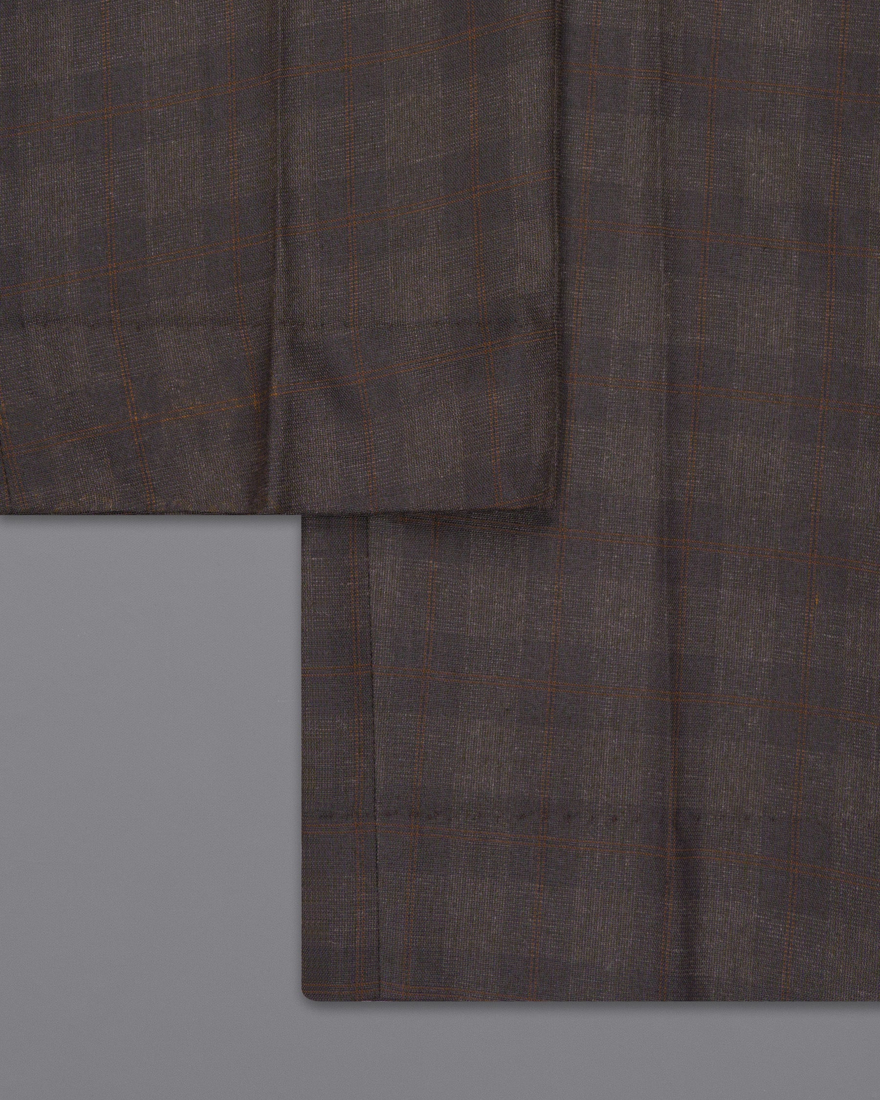 Thunder and Spice Brown Plaid Wool Rich Tuxedo Suit ST1458-BKL-36,ST1458-BKL-38,ST1458-BKL-40,ST1458-BKL-42,ST1458-BKL-44,ST1458-BKL-46,ST1458-BKL-48,ST1458-BKL-50,ST1458-BKL-52,ST1458-BKL-54,ST1458-BKL-56,ST1458-BKL-58,ST1458-BKL-60