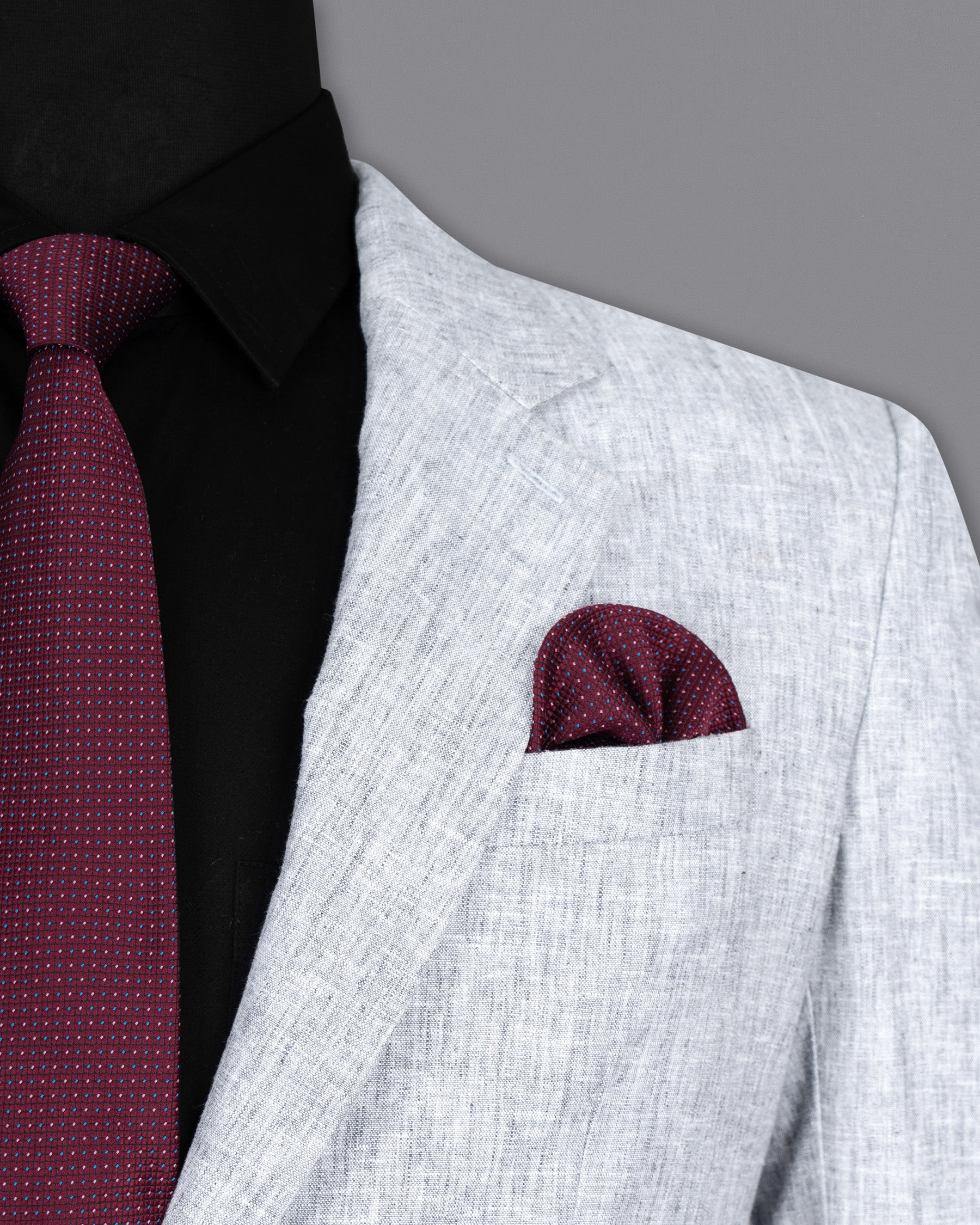 Ghost Grey Luxurious Linen Suit