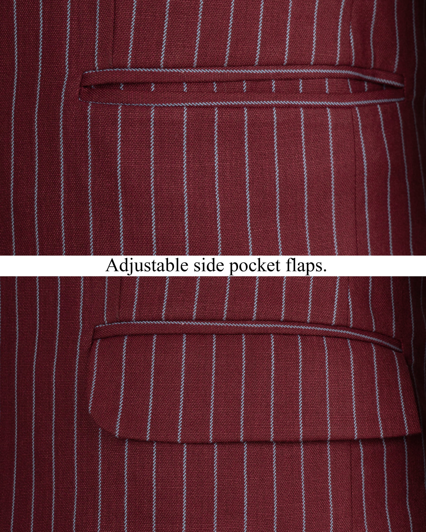 Paprika Red Striped Wool Rich Suit ST1501-SB-36, ST1501-SB-38, ST1501-SB-40, ST1501-SB-42, ST1501-SB-44, ST1501-SB-46, ST1501-SB-48, ST1501-SB-50, ST1501-SB-52, ST1501-SB-54, ST1501-SB-56, ST1501-SB-58, ST1501-SB-60