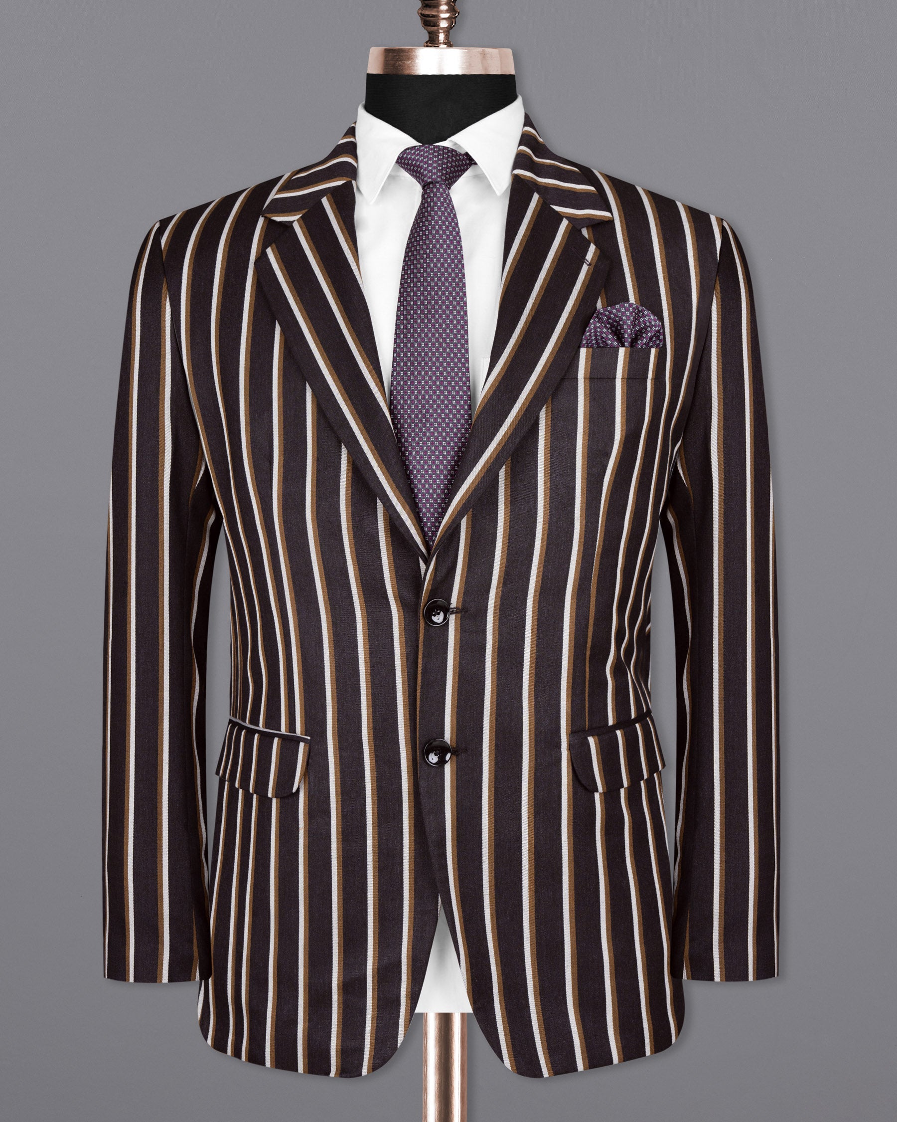 Eclipse Brown Striped Wool Rich Suit ST1560-SB-36, ST1560-SB-38, ST1560-SB-40, ST1560-SB-42, ST1560-SB-44, ST1560-SB-46, ST1560-SB-48, ST1560-SB-50, ST1560-SB-52, ST1560-SB-54, ST1560-SB-56, ST1560-SB-58, ST1560-SB-60