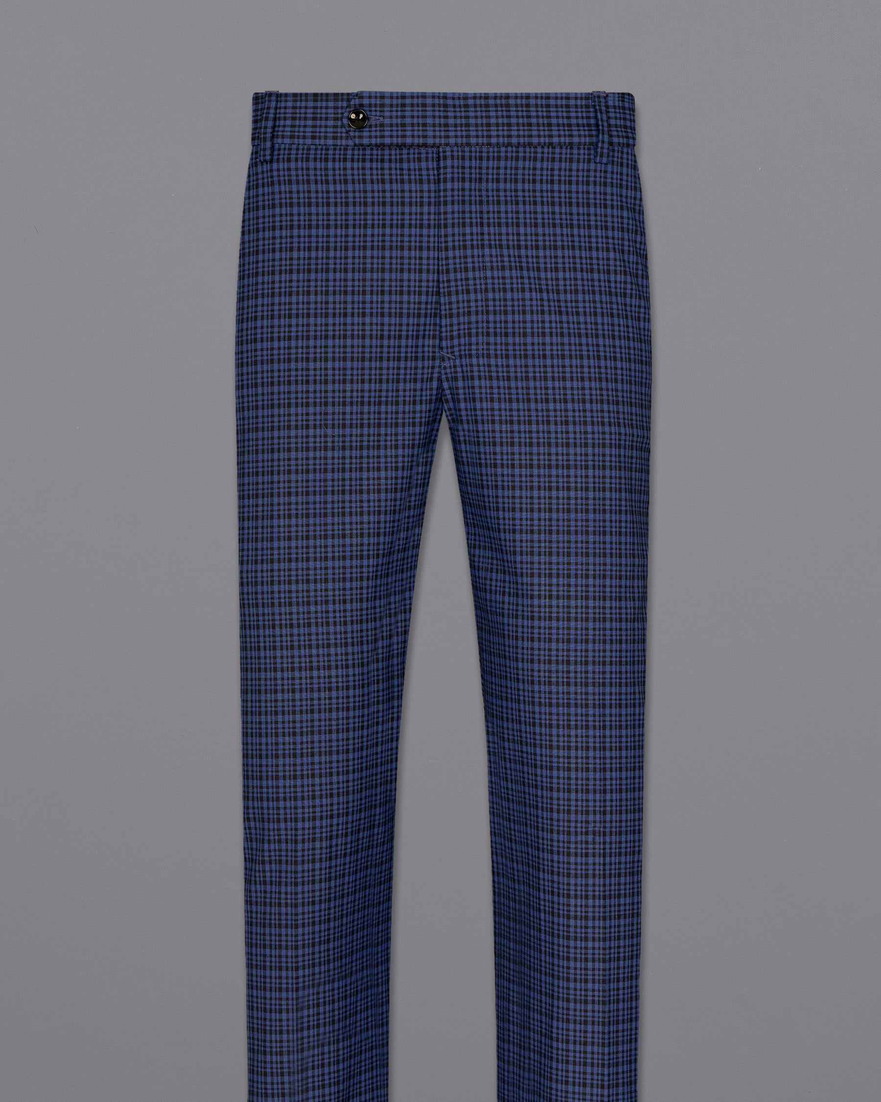 Chambray Blue and Jade Black Gingham Premium Cotton Suit ST1573-SB-D17-36, ST1573-SB-D17-38, ST1573-SB-D17-40, ST1573-SB-D17-42, ST1573-SB-D17-44, ST1573-SB-D17-46, ST1573-SB-D17-48, ST1573-SB-D17-50, ST1573-SB-D17-52, ST1573-SB-D17-54, ST1573-SB-D17-56, ST1573-SB-D17-58, ST1573-SB-D17-60