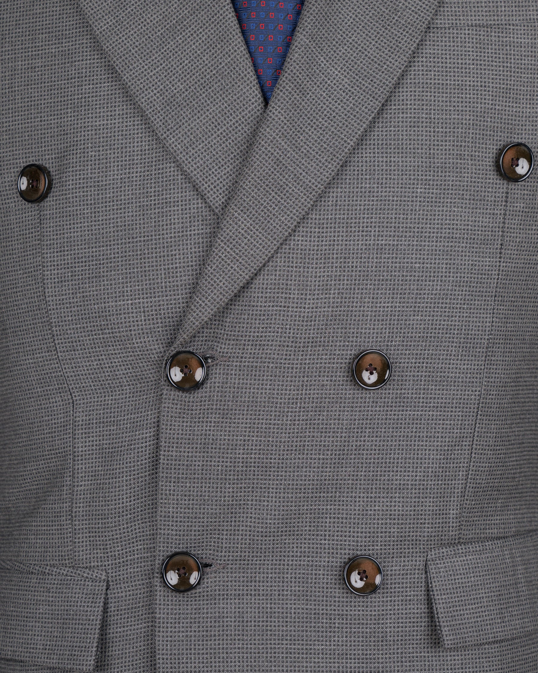 Boulder Grey Double Breasted Woolrich suit ST1579-DB-36, ST1579-DB-38, ST1579-DB-40, ST1579-DB-42, ST1579-DB-44, ST1579-DB-46, ST1579-DB-48, ST1579-DB-50, ST1579-DB-52, ST1579-DB-54, ST1579-DB-56, ST1579-DB-58, ST1579-DB-60