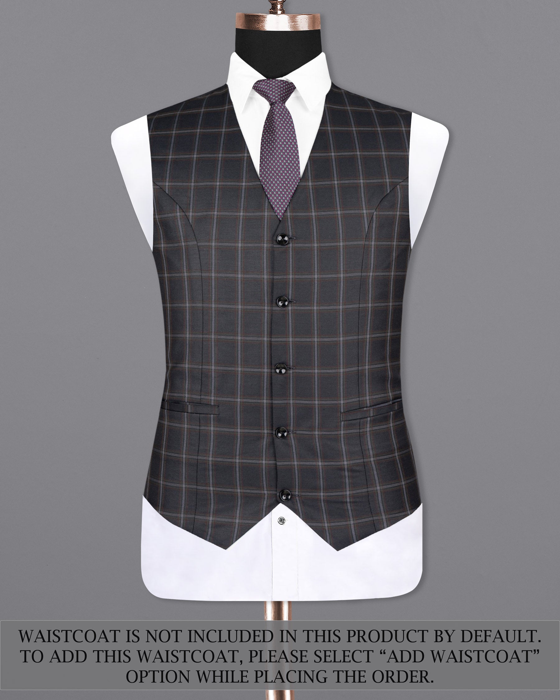 Tundora Gray windowpane Wool Rich Suit ST1591-SB-36, ST1591-SB-38, ST1591-SB-40, ST1591-SB-42, ST1591-SB-44, ST1591-SB-46, ST1591-SB-48, ST1591-SB-50, ST1591-SB-52, ST1591-SB-54, ST1591-SB-56, ST1591-SB-58, ST1591-SB-60