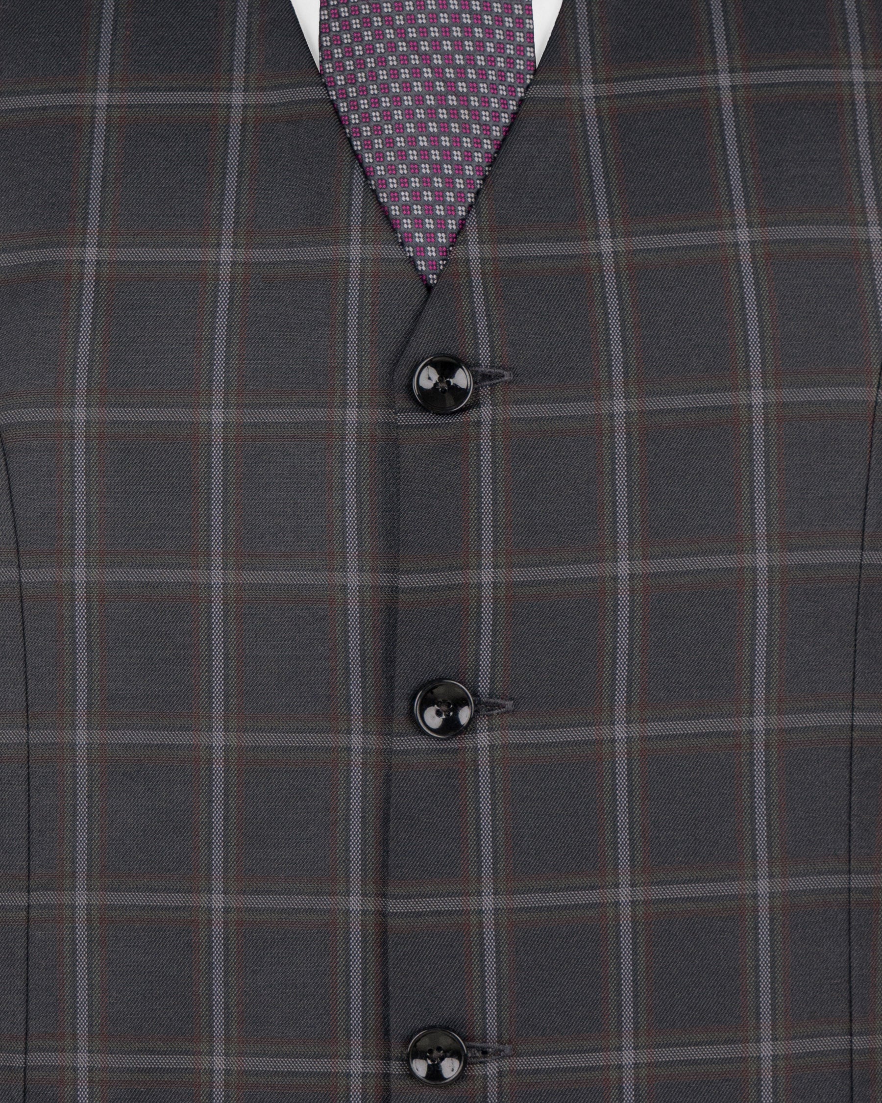 Tundora Gray windowpane Wool Rich Suit ST1591-SB-36, ST1591-SB-38, ST1591-SB-40, ST1591-SB-42, ST1591-SB-44, ST1591-SB-46, ST1591-SB-48, ST1591-SB-50, ST1591-SB-52, ST1591-SB-54, ST1591-SB-56, ST1591-SB-58, ST1591-SB-60