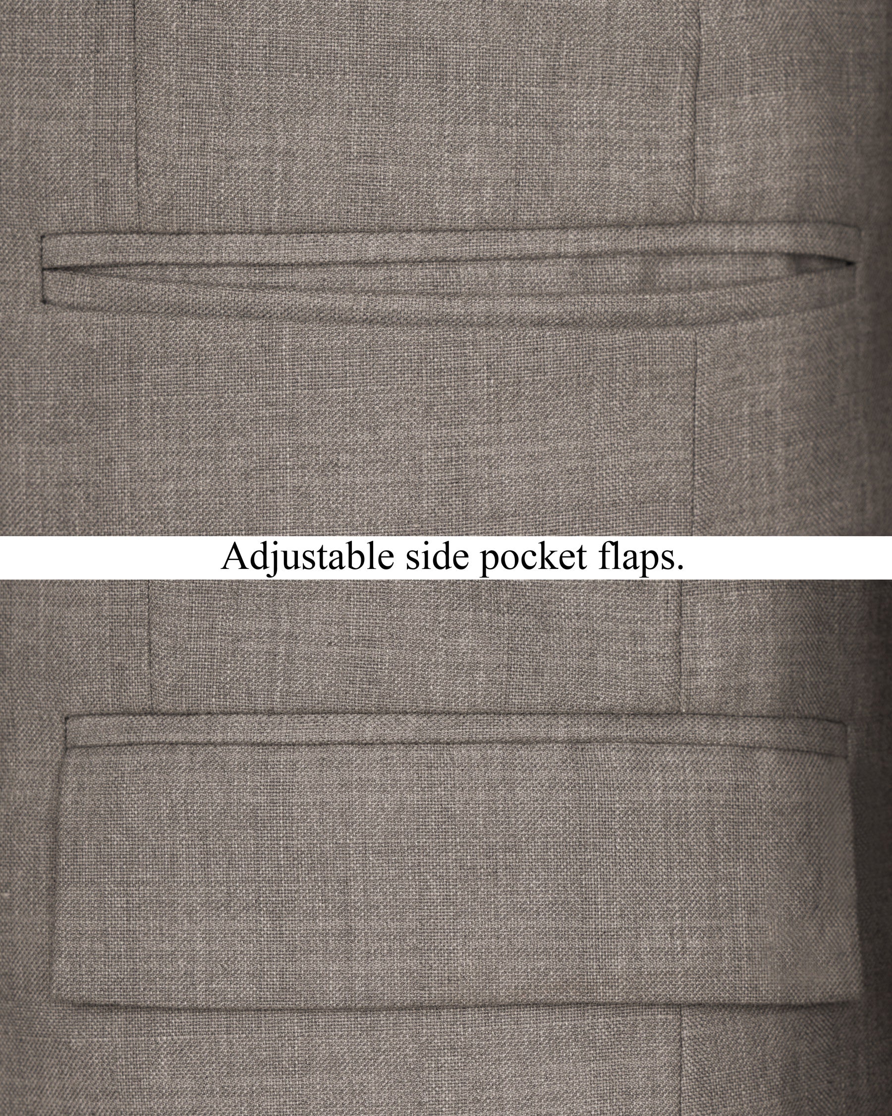 Venus Gray Subtle Plaid Cross Buttoned Wool Rich Bandhgala Suit ST1595-CBG2-36, ST1595-CBG2-38, ST1595-CBG2-40, ST1595-CBG2-42, ST1595-CBG2-44, ST1595-CBG2-46, ST1595-CBG2-48, ST1595-CBG2-50, ST1595-CBG2-52, ST1595-CBG2-54, ST1595-CBG2-56, ST1595-CBG2-58, ST1595-CBG2-60