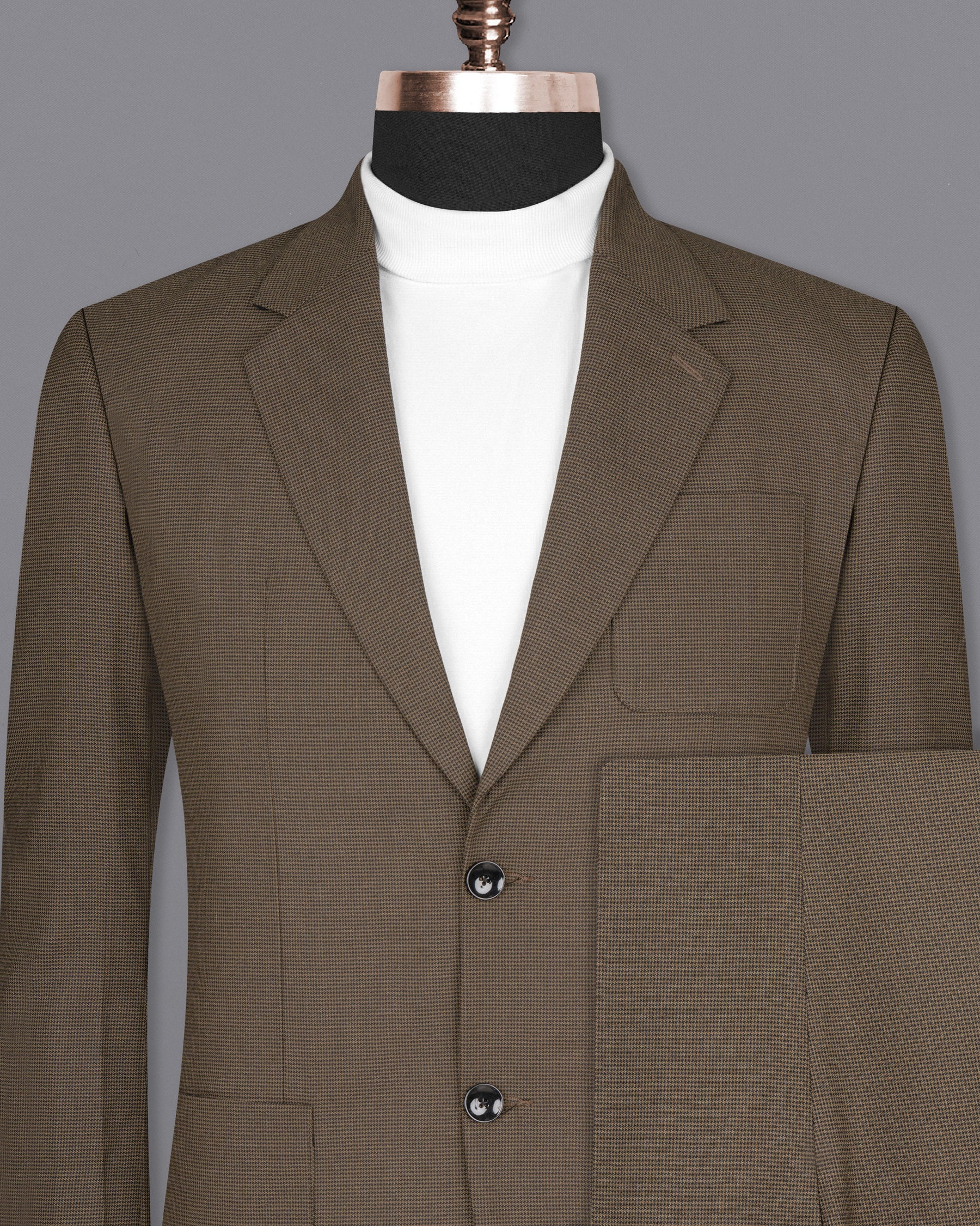 Coffee Brown Hounstooth Wool Rich Sports Suit ST1600-SB-PP-36, ST1600-SB-PP-38, ST1600-SB-PP-40, ST1600-SB-PP-42, ST1600-SB-PP-44, ST1600-SB-PP-46, ST1600-SB-PP-48, ST1600-SB-PP-50, ST1600-SB-PP-52, ST1600-SB-PP-54, ST1600-SB-PP-56, ST1600-SB-PP-58, ST1600-SB-PP-60
