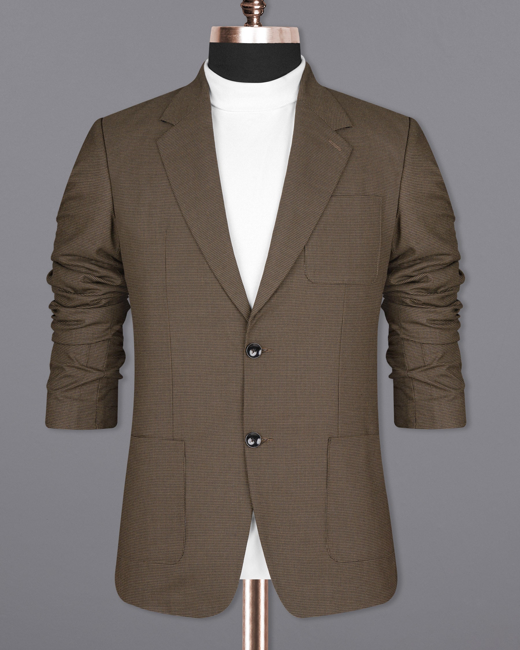 Coffee Brown Hounstooth Wool Rich Sports Suit ST1600-SB-PP-36, ST1600-SB-PP-38, ST1600-SB-PP-40, ST1600-SB-PP-42, ST1600-SB-PP-44, ST1600-SB-PP-46, ST1600-SB-PP-48, ST1600-SB-PP-50, ST1600-SB-PP-52, ST1600-SB-PP-54, ST1600-SB-PP-56, ST1600-SB-PP-58, ST1600-SB-PP-60