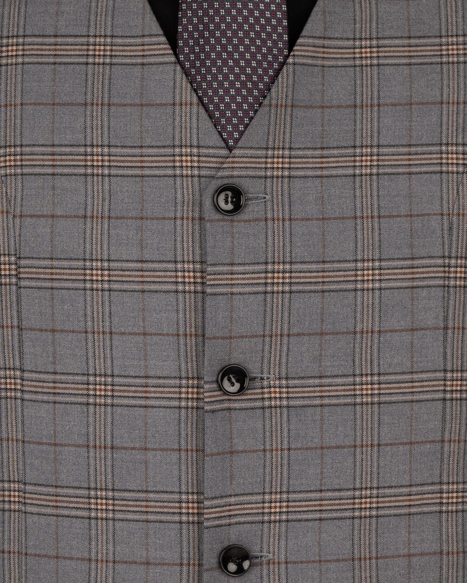 Chicago Gray Super fine Plaid Double Breasted Wool Rich Suit ST1604-DB-4B-36, ST1604-DB-4B-38, ST1604-DB-4B-40, ST1604-DB-4B-42, ST1604-DB-4B-44, ST1604-DB-4B-46, ST1604-DB-4B-48, ST1604-DB-4B-50, ST1604-DB-4B-52, ST1604-DB-4B-54, ST1604-DB-4B-56, ST1604-DB-4B-58, ST1604-DB-4B-60