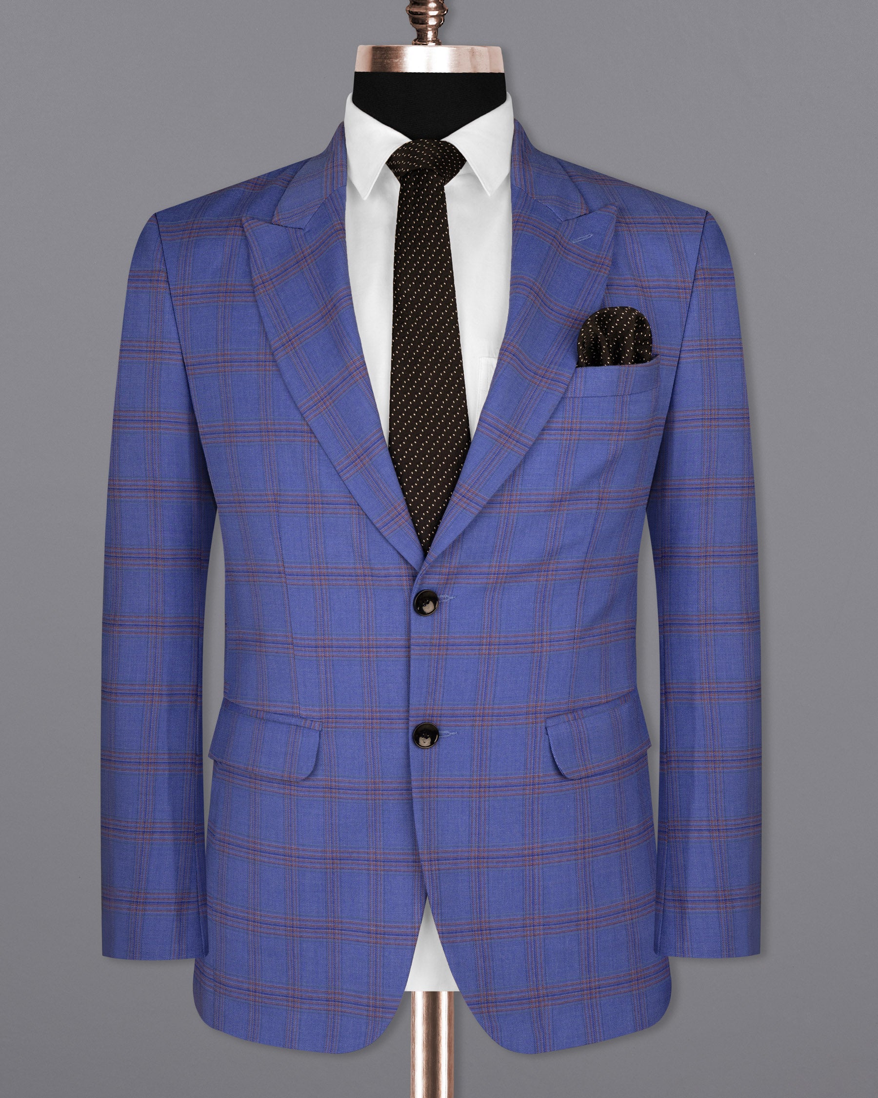 East Bay Blue Super fine Windowpane Wool Rich Suit ST1612-SBP-36, ST1612-SBP-38, ST1612-SBP-40, ST1612-SBP-42, ST1612-SBP-44, ST1612-SBP-46, ST1612-SBP-48, ST1612-SBP-50, ST1612-SBP-52, ST1612-SBP-54, ST1612-SBP-56, ST1612-SBP-58, ST1612-SBP-60