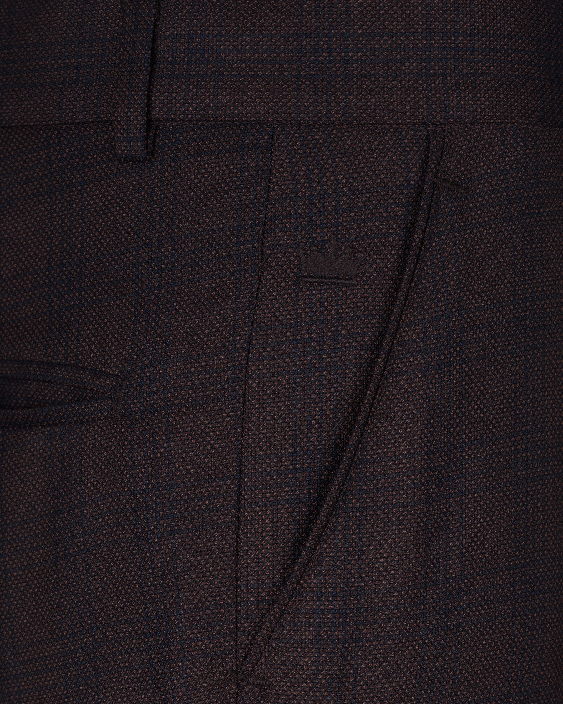 Thunder Brown Subtle Checkered Woolrich Cross buttoned Bandhgala Suit ST1625-CBG2-36, ST1625-CBG2-38, ST1625-CBG2-40, ST1625-CBG2-42, ST1625-CBG2-44, ST1625-CBG2-46, ST1625-CBG2-48, ST1625-CBG2-50, ST1625-CBG2-52, ST1625-CBG2-54, ST1625-CBG2-56, ST1625-CBG2-58, ST1625-CBG2-60