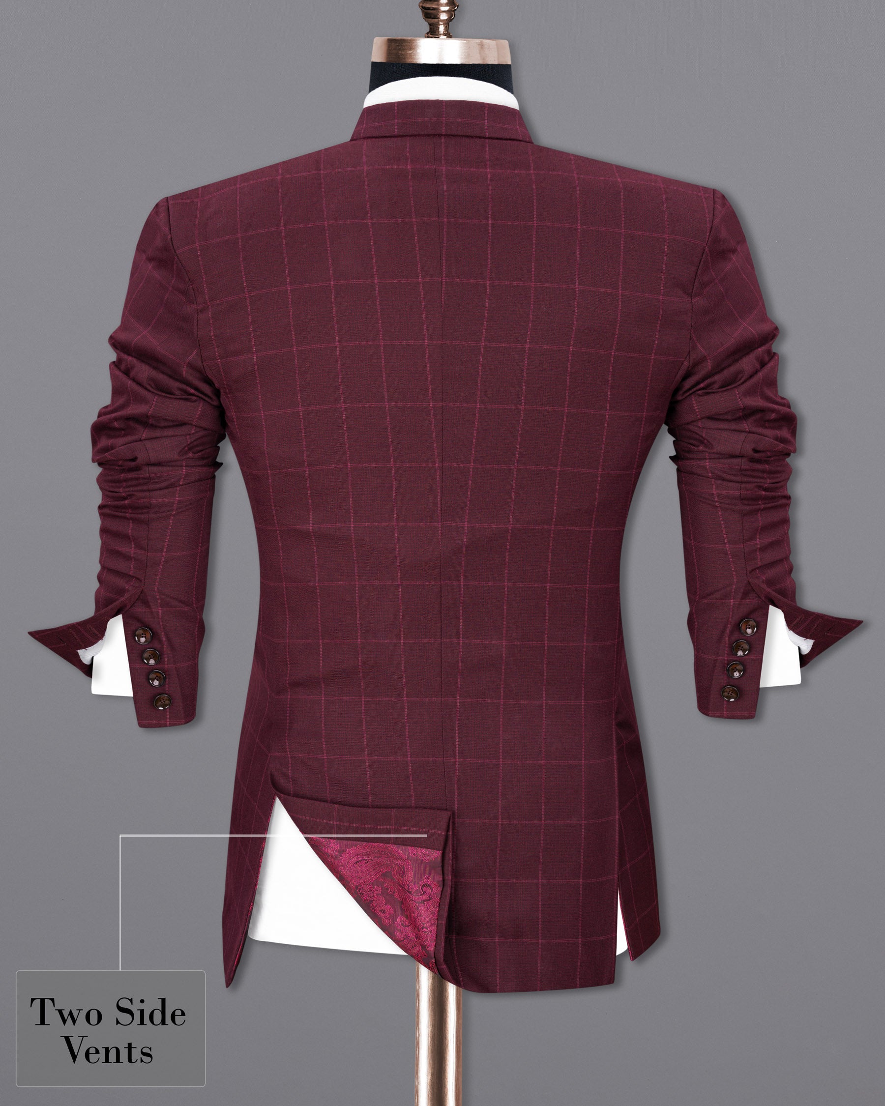 Barossa Windowpane Double Breasted  Suit ST1725-DB-36, ST1725-DB-38, ST1725-DB-40, ST1725-DB-42, ST1725-DB-44, ST1725-DB-46, ST1725-DB-48, ST1725-DB-50, ST1725-DB-52, ST1725-DB-54, ST1725-DB-56, ST1725-DB-58, ST1725-DB-60