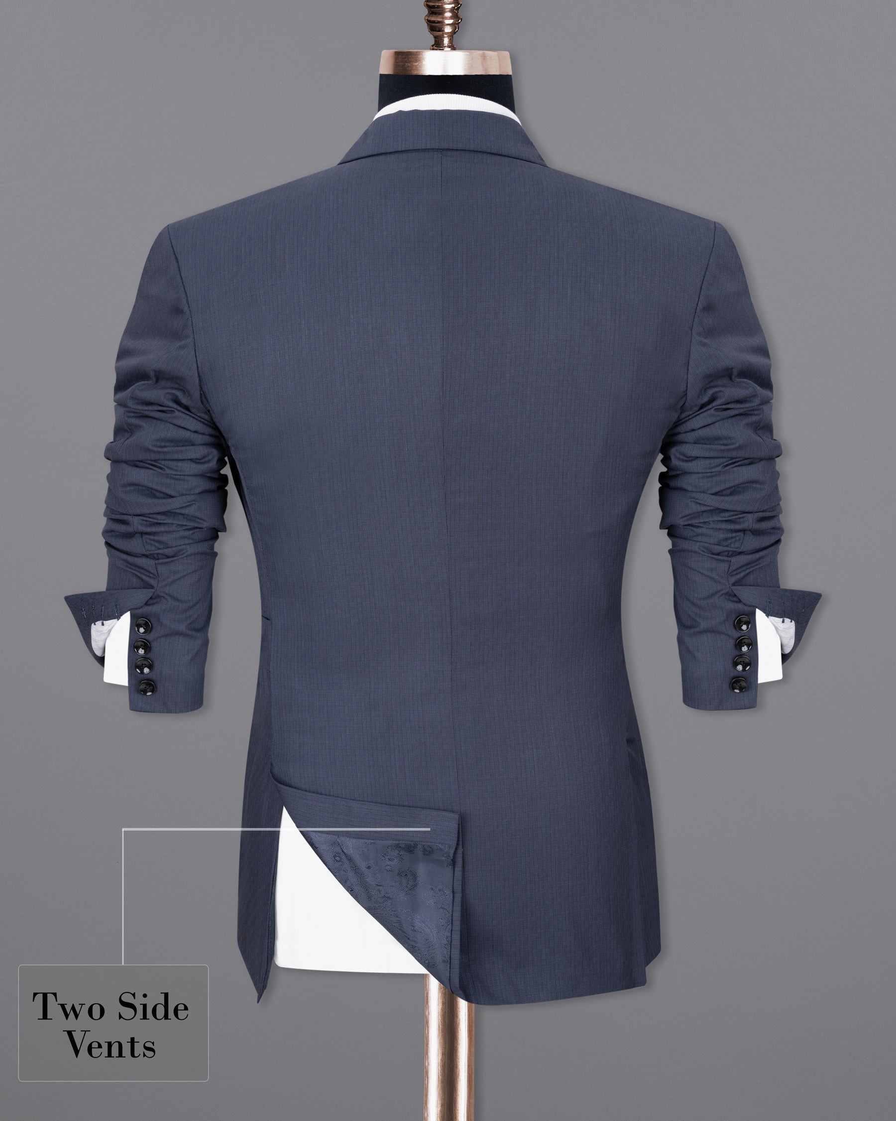 Tuna Blue Premium Cotton Designer Sports Suit