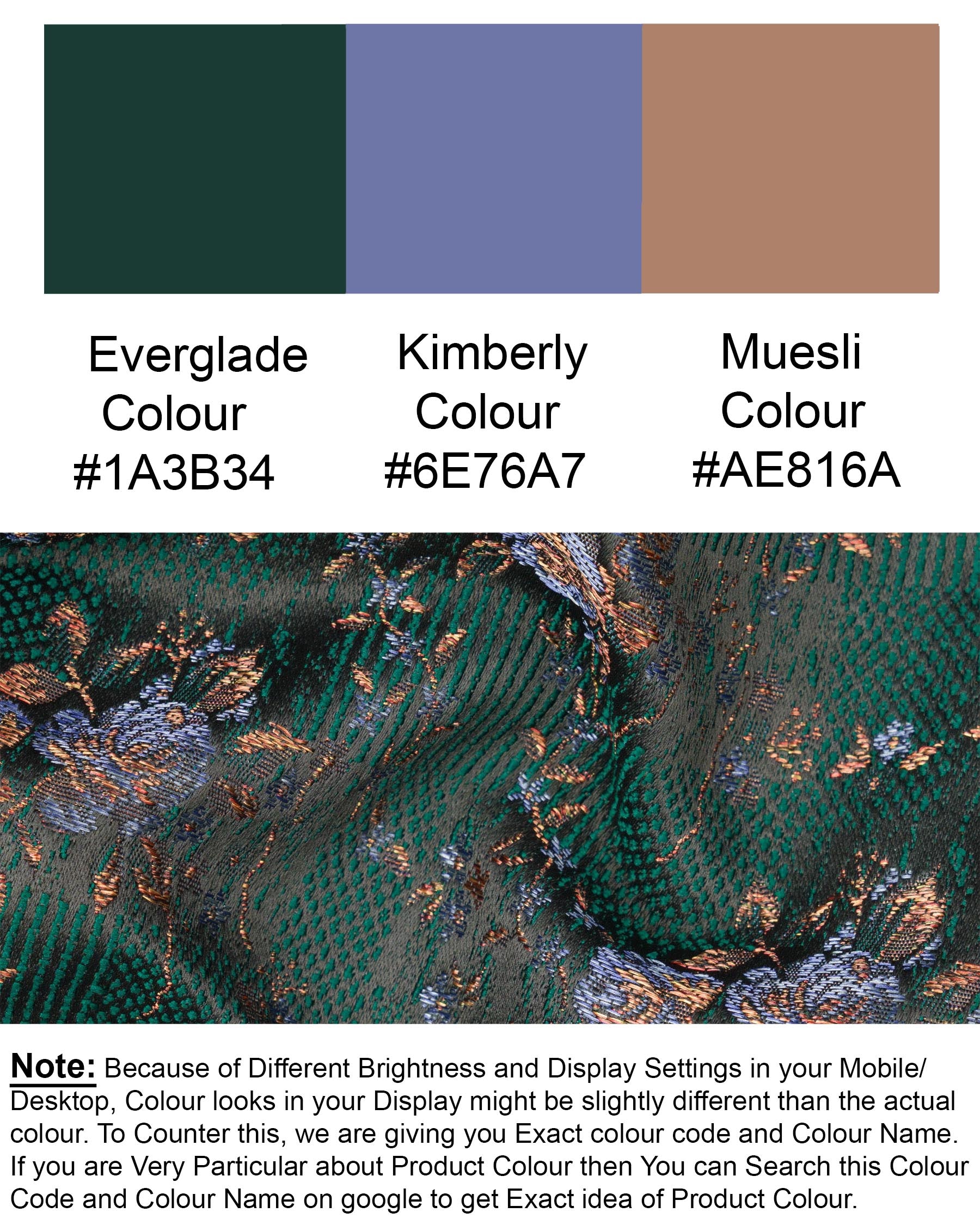 Everglade Green Floral Textured Cross Buttoned Bandhgala Designer Suit ST1828-CBG-36, ST1828-CBG-38, ST1828-CBG-40, ST1828-CBG-42, ST1828-CBG-44, ST1828-CBG-46, ST1828-CBG-48, ST1828-CBG-50, ST1828-CBG-52, ST1828-CBG-54, ST1828-CBG-56, ST1828-CBG-58, ST1828-CBG-60