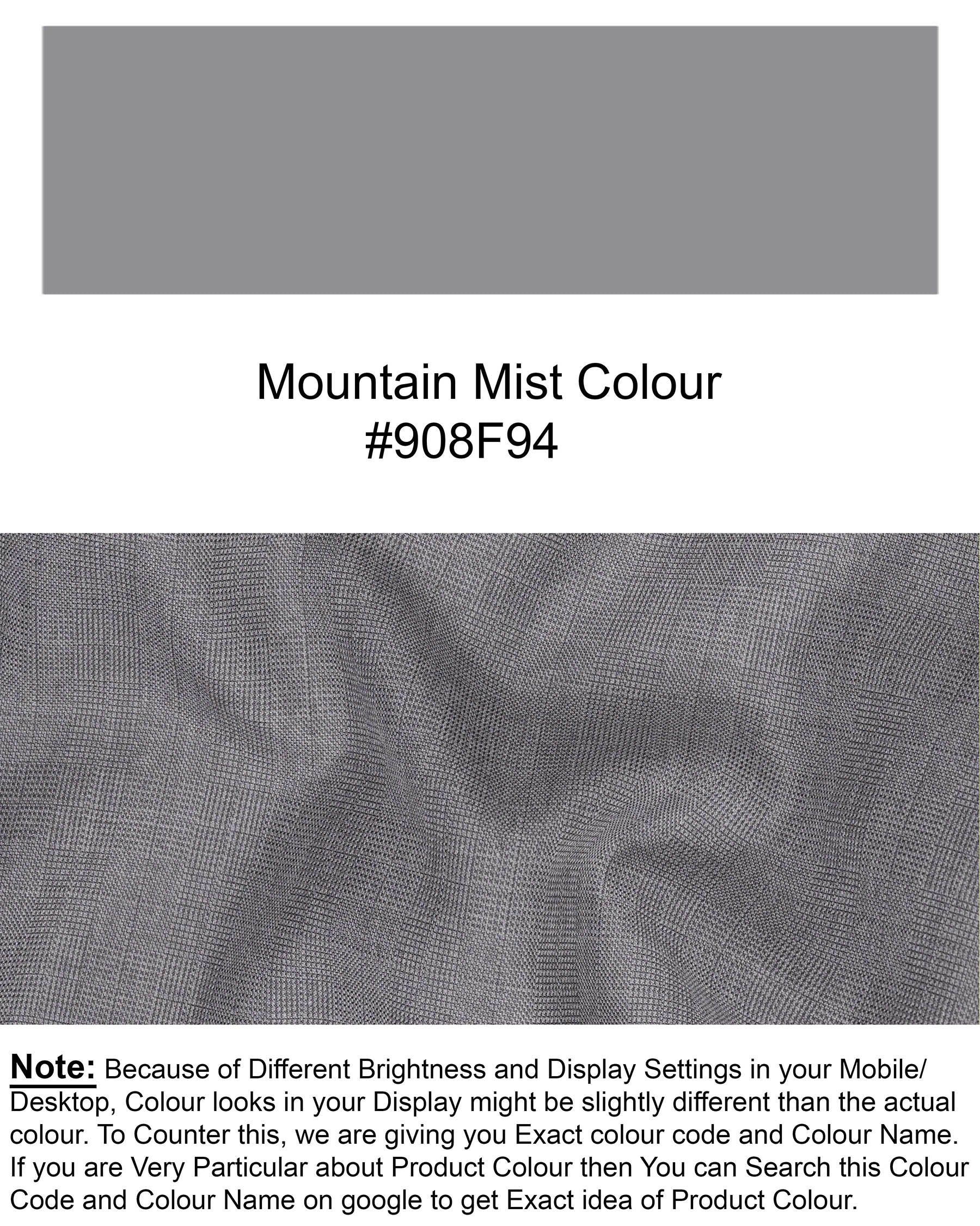 Mountain Mist Gray Double Breasted Suit