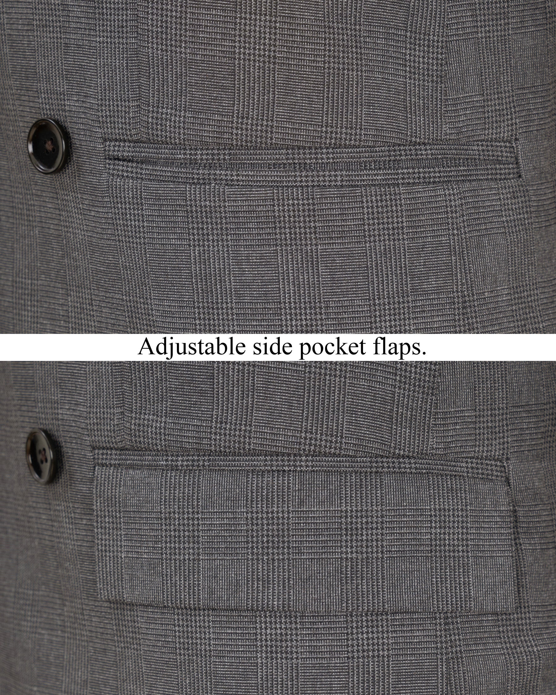 Wenge Gray Subtle Plaid Double Breasted Suit ST1844-DB-36, ST1844-DB-38, ST1844-DB-40, ST1844-DB-42, ST1844-DB-44, ST1844-DB-46, ST1844-DB-48, ST1844-DB-50, ST1844-DB-52, ST1844-DB-54, ST1844-DB-56, ST1844-DB-58, ST1844-DB-60