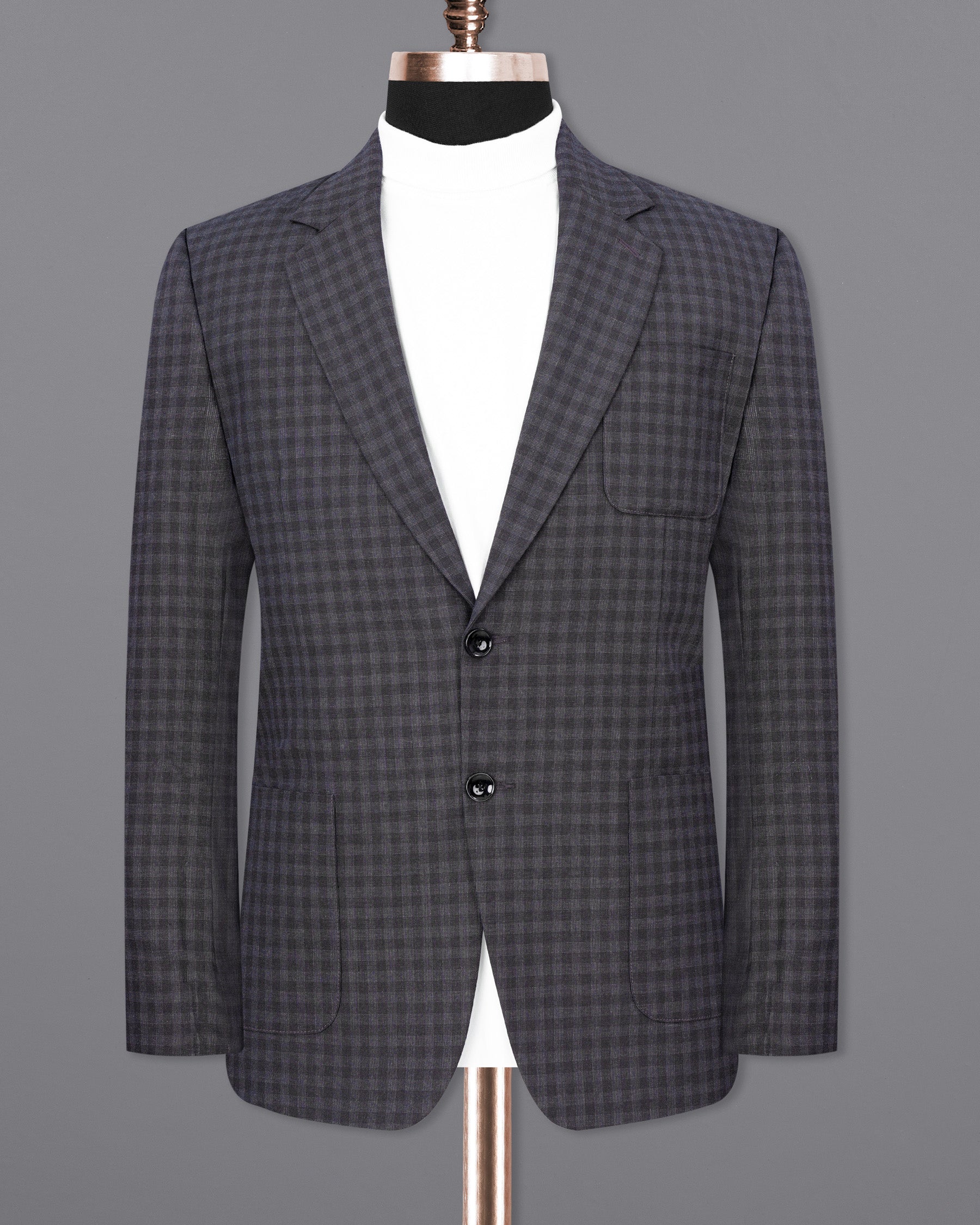 Tuna Gray Plaid Single Breasted Plaid Sports Suit ST1856-SB-PP-36, ST1856-SB-PP-38, ST1856-SB-PP-40, ST1856-SB-PP-42, ST1856-SB-PP-44, ST1856-SB-PP-46, ST1856-SB-PP-48, ST1856-SB-PP-50, ST1856-SB-PP-52, ST1856-SB-PP-54, ST1856-SB-PP-56, ST1856-SB-PP-58, ST1856-SB-PP-60