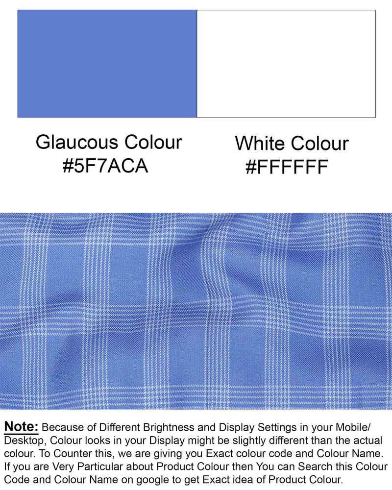 Glaucous Blue Plaid Designer Sports Suit ST1860-BG-D41-36, ST1860-BG-D41-38, ST1860-BG-D41-40, ST1860-BG-D41-42, ST1860-BG-D41-44, ST1860-BG-D41-46, ST1860-BG-D41-48, ST1860-BG-D41-50, ST1860-BG-D41-52, ST1860-BG-D41-54, ST1860-BG-D41-56, ST1860-BG-D41-58, ST1860-BG-D41-60