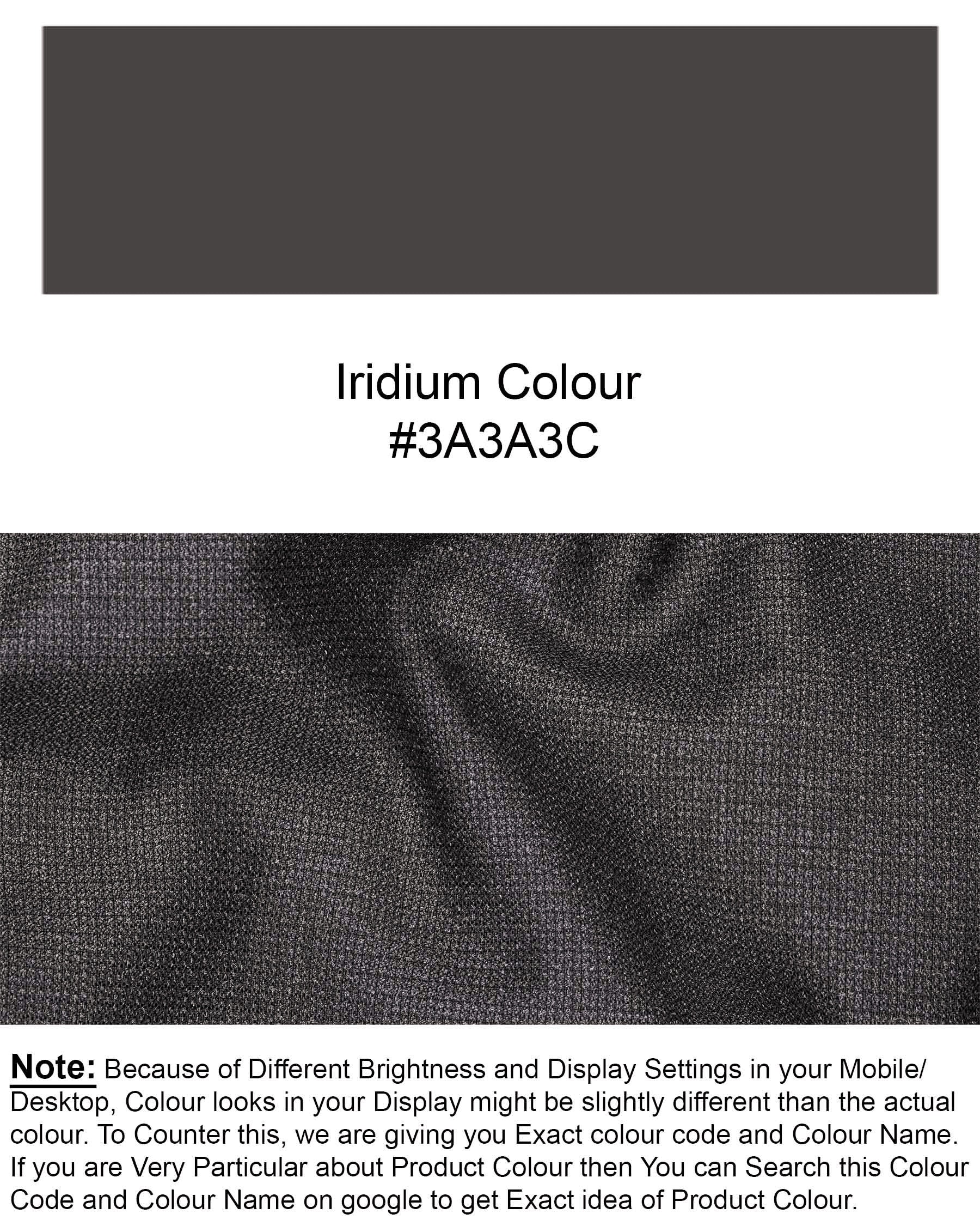 Iridium Gray Single Breasted Suit ST1868-SB-36, ST1868-SB-38, ST1868-SB-40, ST1868-SB-42, ST1868-SB-44, ST1868-SB-46, ST1868-SB-48, ST1868-SB-50, ST1868-SB-52, ST1868-SB-54, ST1868-SB-56, ST1868-SB-58, ST1868-SB-60