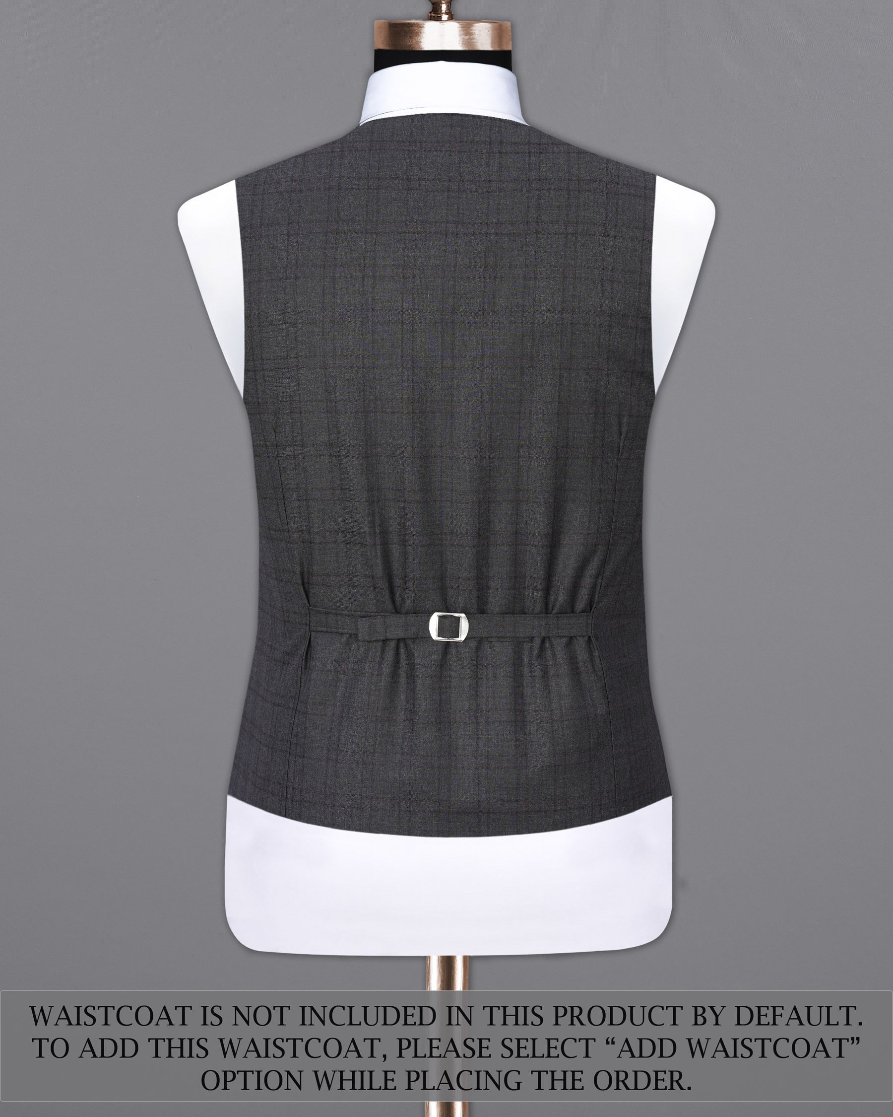 Gravel Gray Plaid Double Breasted Suit ST1887-DB-36, ST1887-DB-38, ST1887-DB-40, ST1887-DB-42, ST1887-DB-44, ST1887-DB-46, ST1887-DB-48, ST1887-DB-50, ST1887-DB-52, ST1887-DB-54, ST1887-DB-56, ST1887-DB-58, ST1887-DB-60