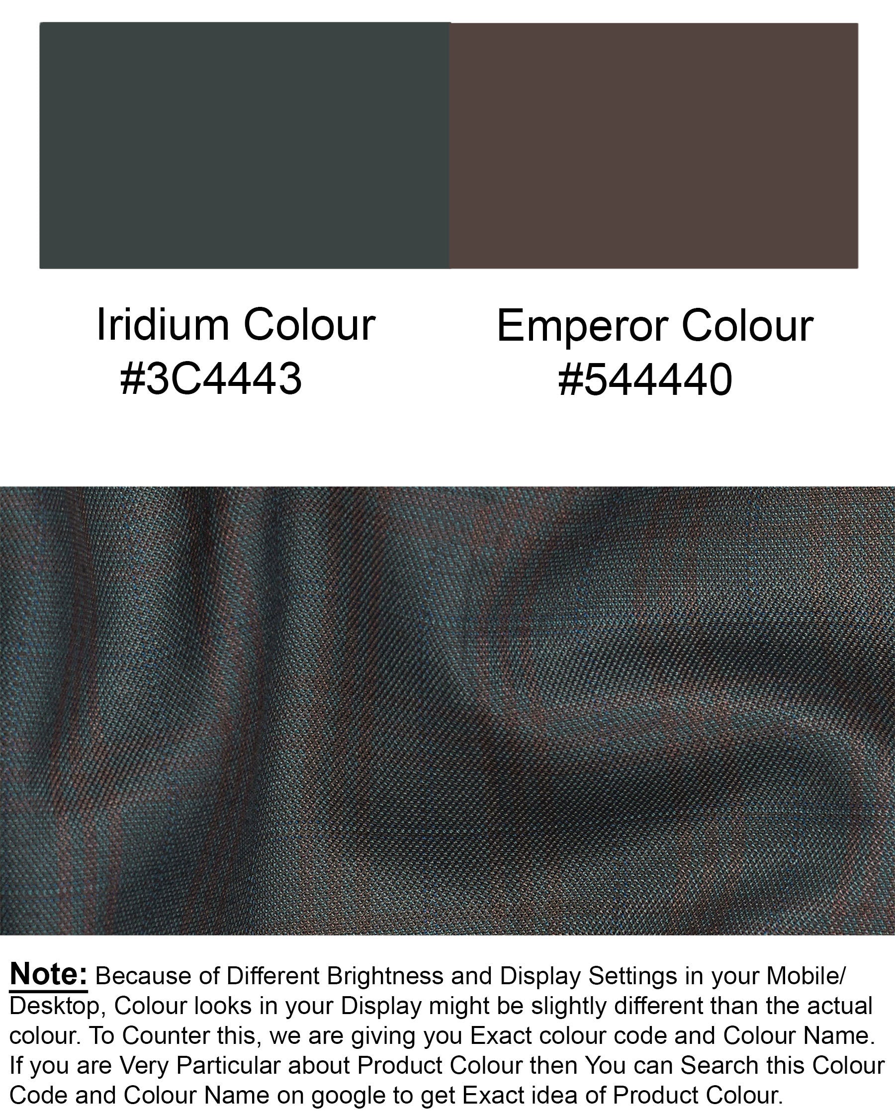 lridium With Emperor Subtle Plaid Double Breasted Suit ST1890-DB-36, ST1890-DB-38, ST1890-DB-40, ST1890-DB-42, ST1890-DB-44, ST1890-DB-46, ST1890-DB-48, ST1890-DB-50, ST1890-DB-52, ST1890-DB-54, ST1890-DB-56, ST1890-DB-58, ST1890-DB-60