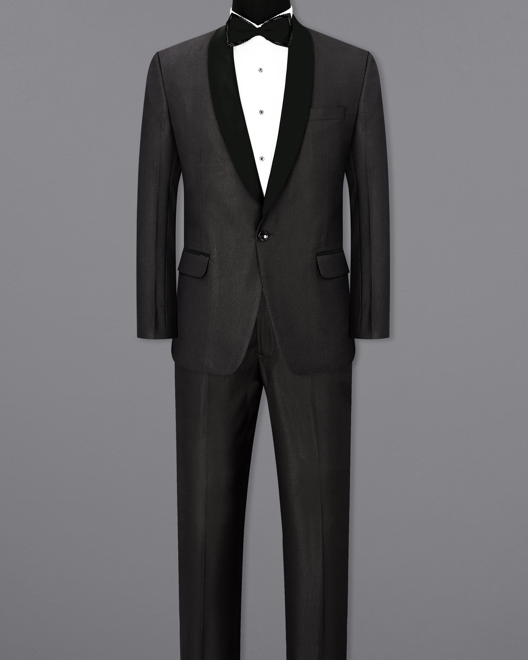 Thunder Black  Tuxedo Suit ST1894-BKL-36, ST1894-BKL-38, ST1894-BKL-40, ST1894-BKL-42, ST1894-BKL-44, ST1894-BKL-46, ST1894-BKL-48, ST1894-BKL-50, ST1894-BKL-52, ST1894-BKL-54, ST1894-BKL-56, ST1894-BKL-58, ST1894-BKL-60