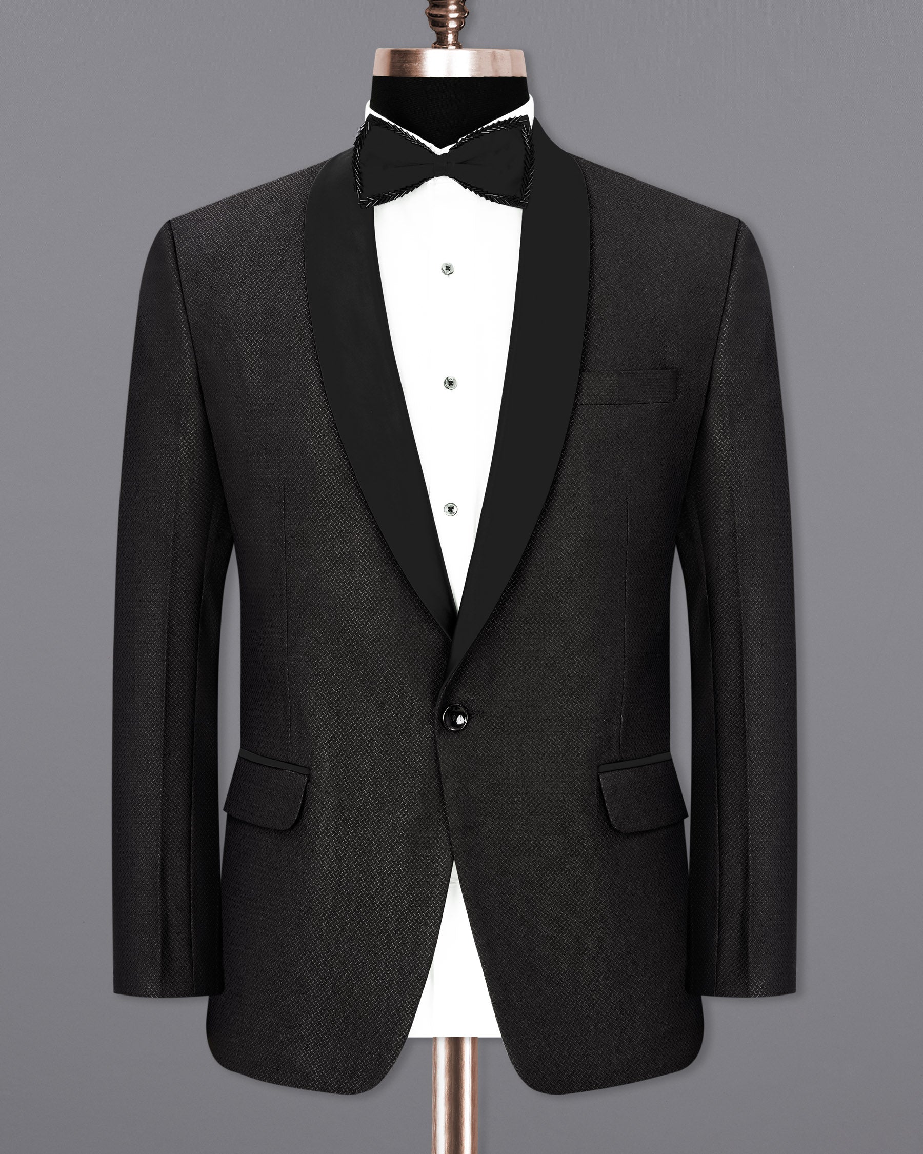 Thunder Black  Tuxedo Suit ST1894-BKL-36, ST1894-BKL-38, ST1894-BKL-40, ST1894-BKL-42, ST1894-BKL-44, ST1894-BKL-46, ST1894-BKL-48, ST1894-BKL-50, ST1894-BKL-52, ST1894-BKL-54, ST1894-BKL-56, ST1894-BKL-58, ST1894-BKL-60