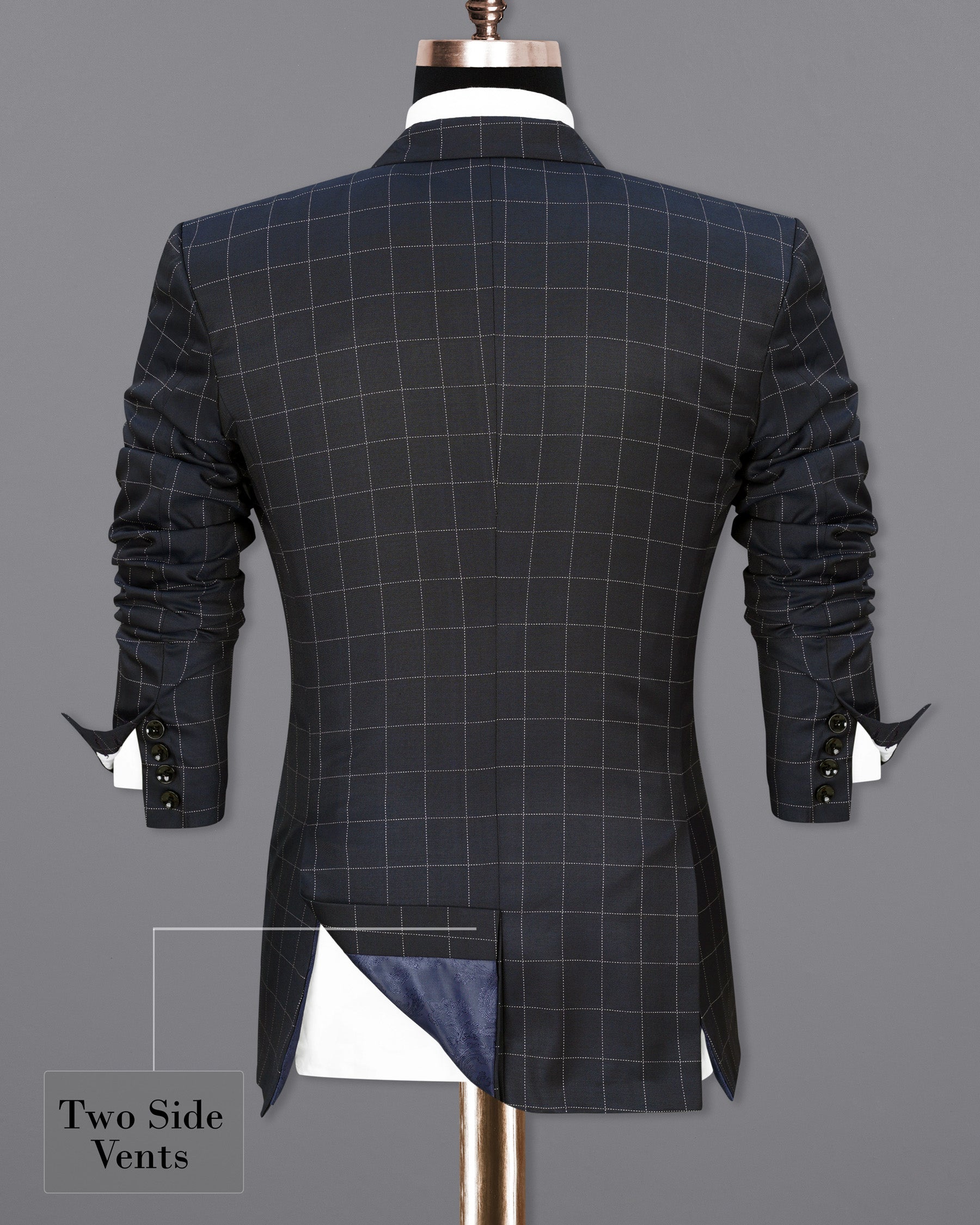 Thunder Blue Windowpane Suit ST1896-SB-36, ST1896-SB-38, ST1896-SB-40, ST1896-SB-42, ST1896-SB-44, ST1896-SB-46, ST1896-SB-48, ST1896-SB-50, ST1896-SB-52, ST1896-SB-54, ST1896-SB-56, ST1896-SB-58, ST1896-SB-60