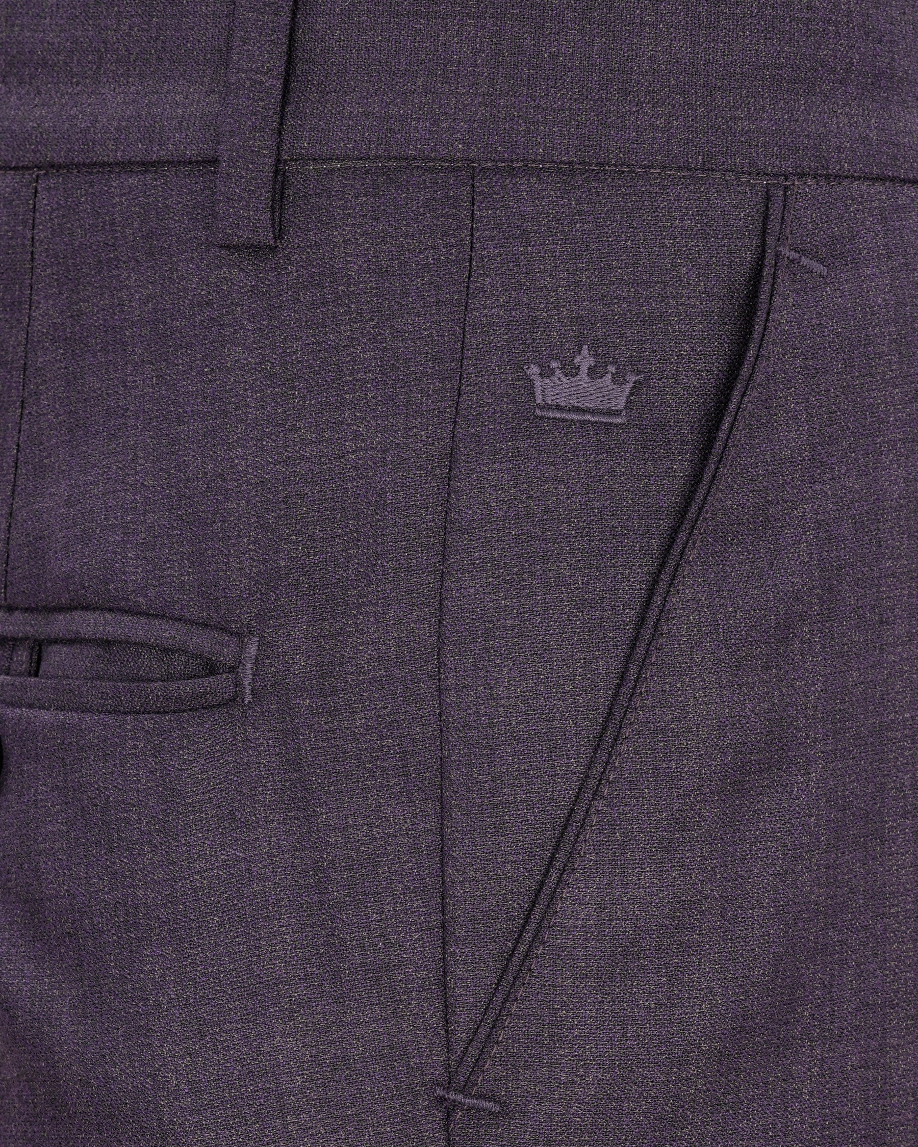 Gunmetal Purple Subtle Plaid Tuxedo Suit ST1909-BKL-36, ST1909-BKL-38, ST1909-BKL-40, ST1909-BKL-42, ST1909-BKL-44, ST1909-BKL-46, ST1909-BKL-48, ST1909-BKL-50, ST1909-BKL-52, ST1909-BKL-54, ST1909-BKL-56, ST1909-BKL-58, ST1909-BKL-60