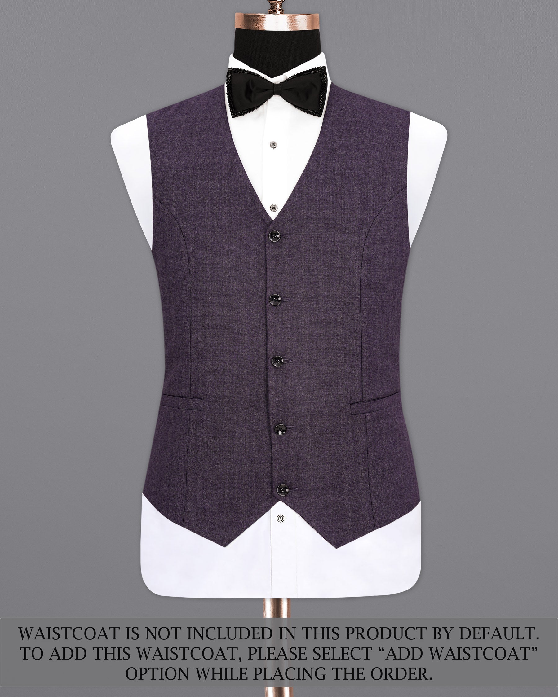 Gunmetal Purple Subtle Plaid Tuxedo Suit ST1909-BKL-36, ST1909-BKL-38, ST1909-BKL-40, ST1909-BKL-42, ST1909-BKL-44, ST1909-BKL-46, ST1909-BKL-48, ST1909-BKL-50, ST1909-BKL-52, ST1909-BKL-54, ST1909-BKL-56, ST1909-BKL-58, ST1909-BKL-60