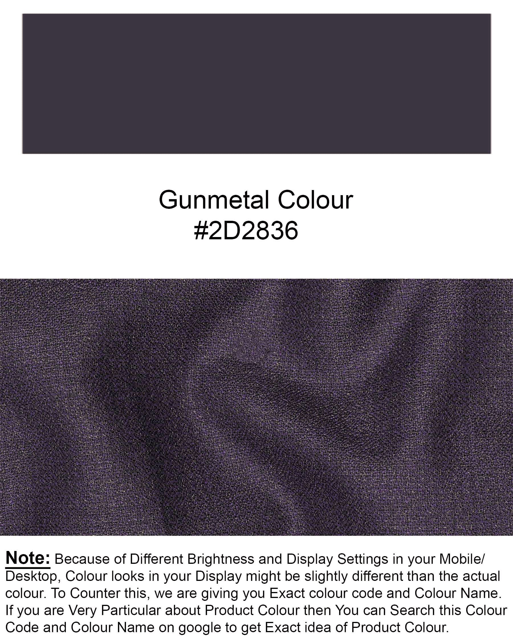 Gunmetal Purple Subtle Plaid Tuxedo Suit ST1909-BKL-36, ST1909-BKL-38, ST1909-BKL-40, ST1909-BKL-42, ST1909-BKL-44, ST1909-BKL-46, ST1909-BKL-48, ST1909-BKL-50, ST1909-BKL-52, ST1909-BKL-54, ST1909-BKL-56, ST1909-BKL-58, ST1909-BKL-60