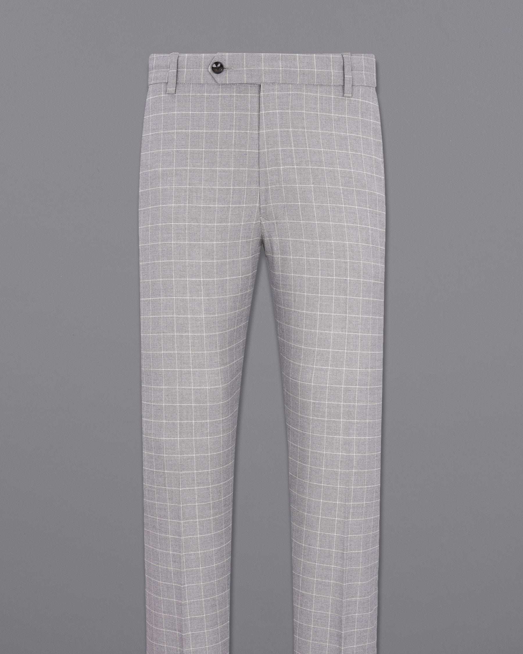 Hurricane Gray Windowpane Double Breasted Suit