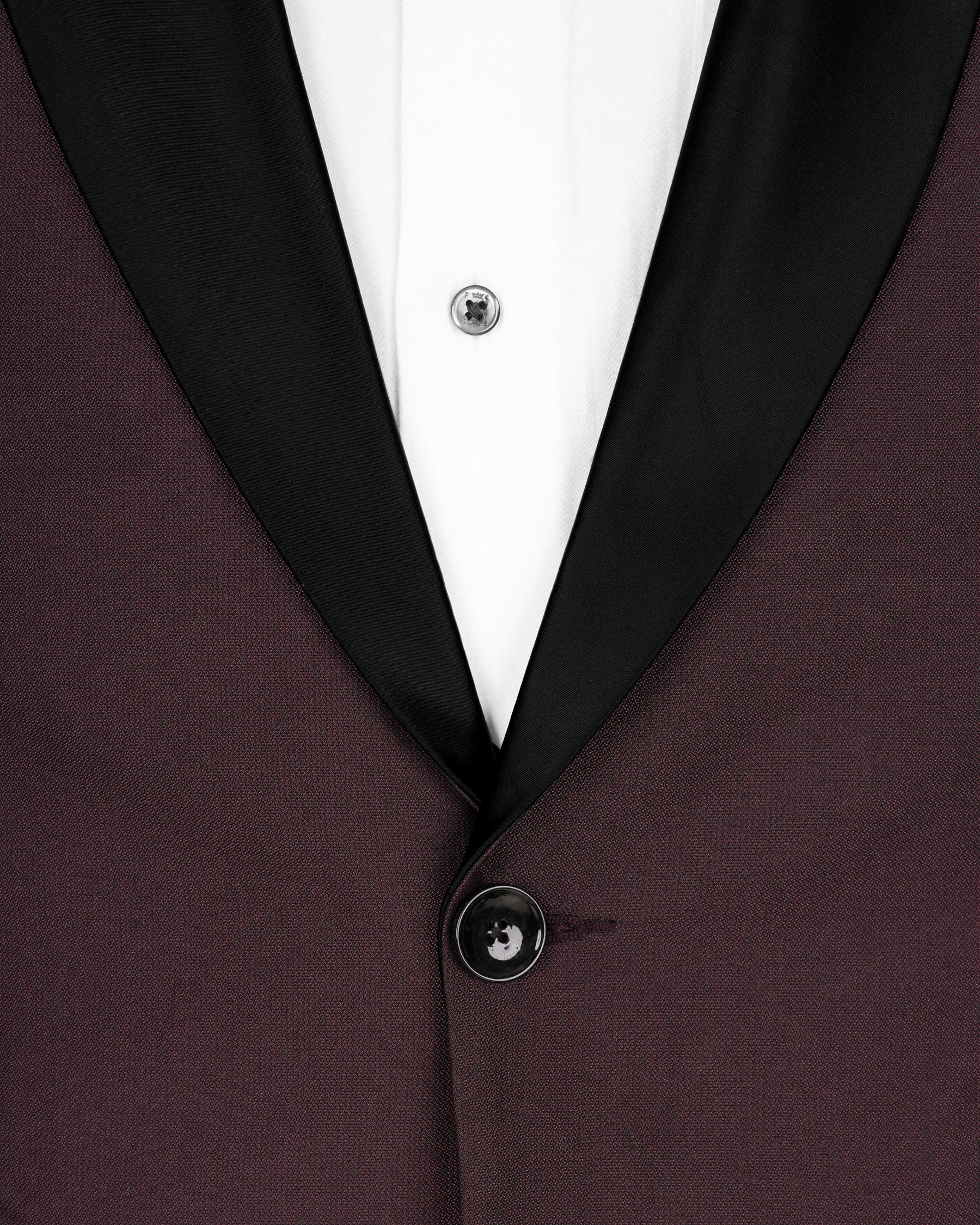 Bistre Wine Tuxedo Suit