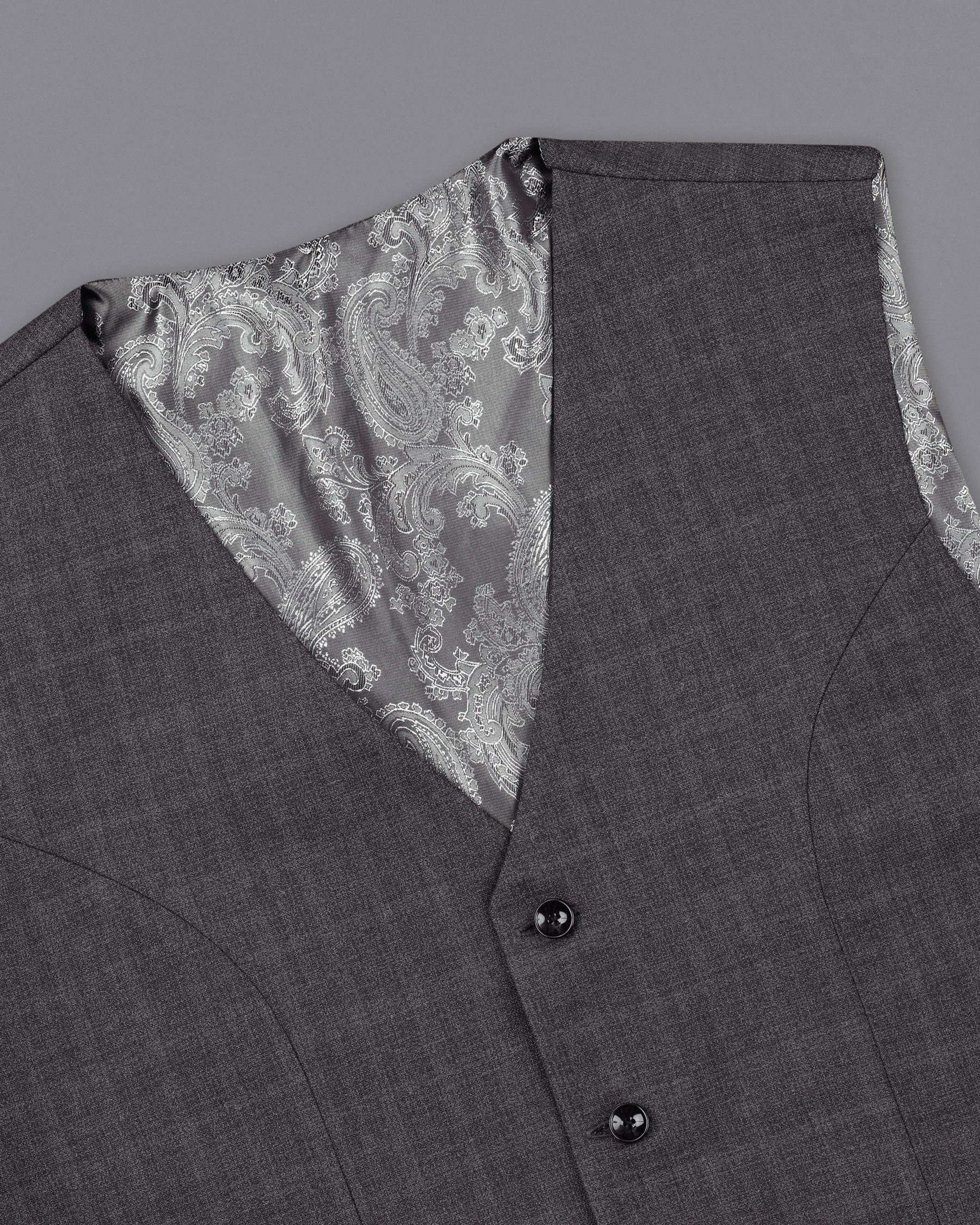 Iridium Gray Double-Breasted Suit