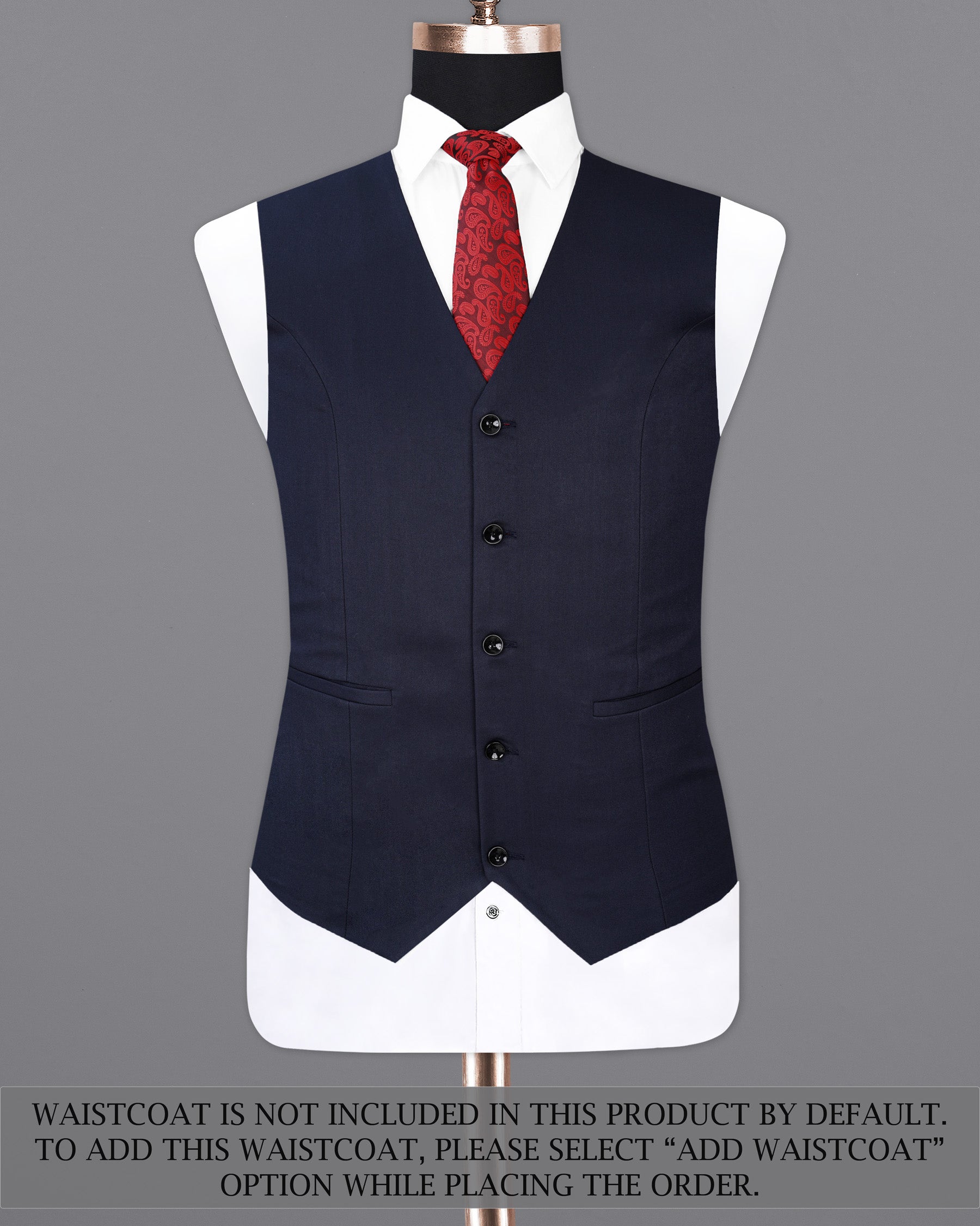 Firefly Navy Blue Double-Breasted Suit