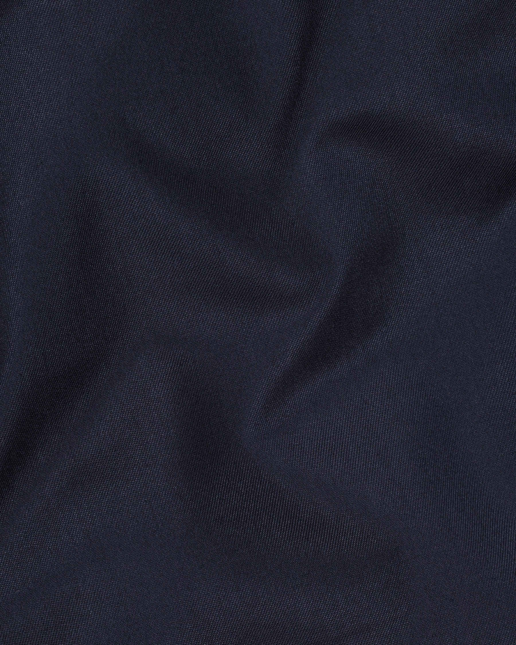 Firefly Navy Blue Double-Breasted Suit