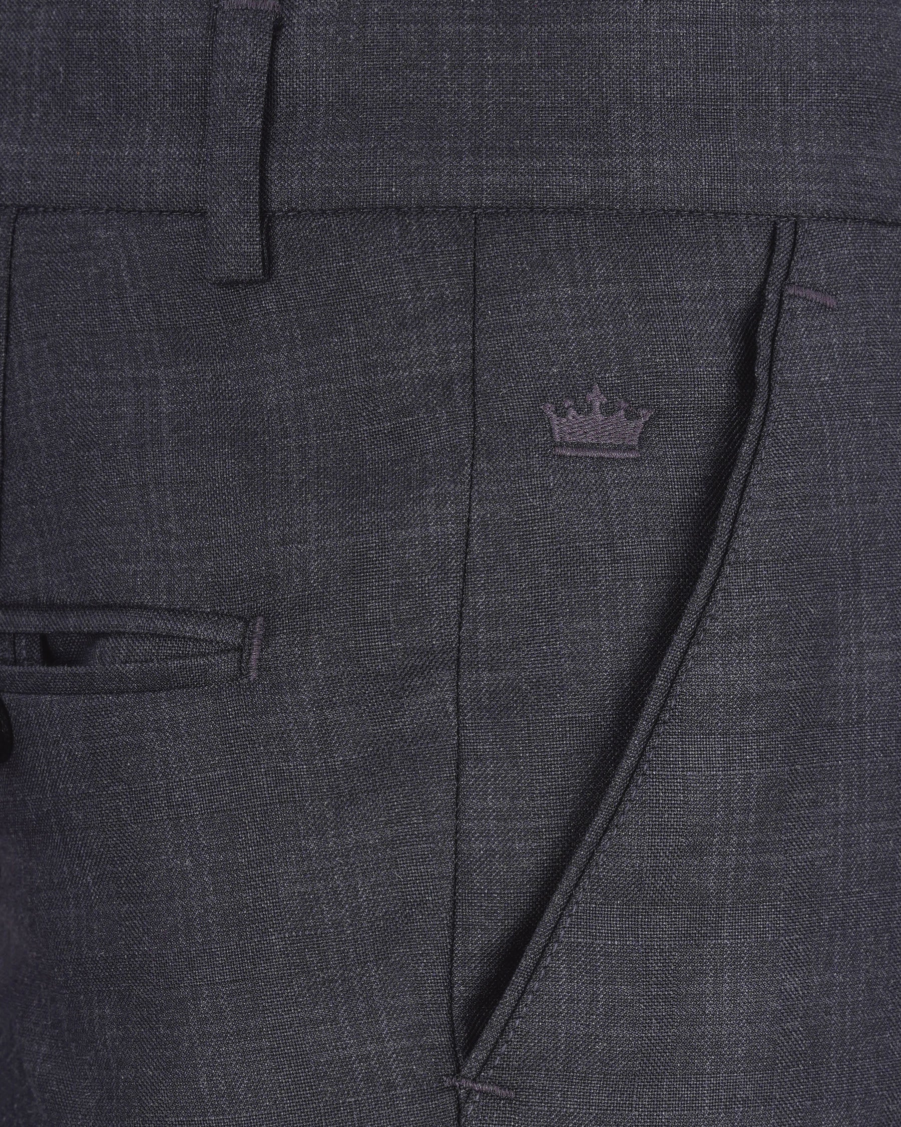 Tuna Gray Bandhgala Suit