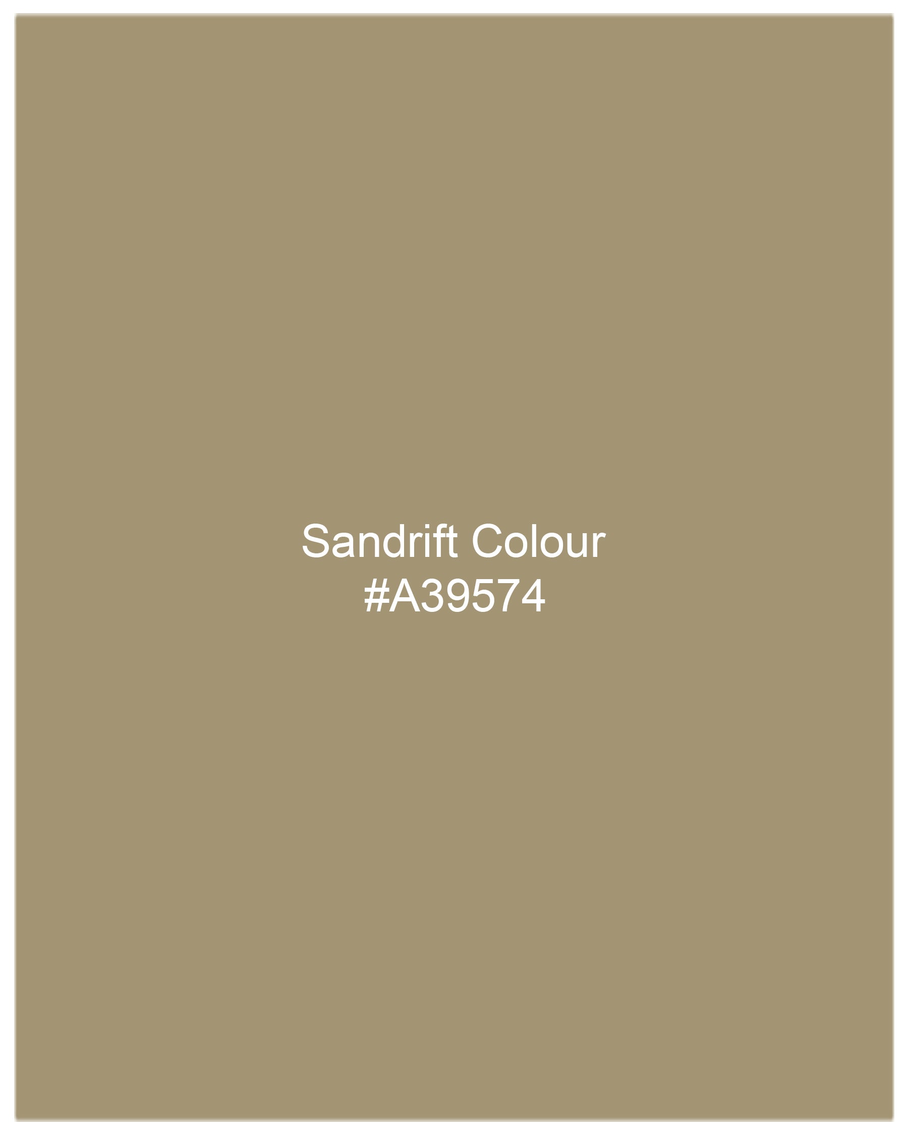 Sandrift Beige Cross Placket Bandhgala Suit