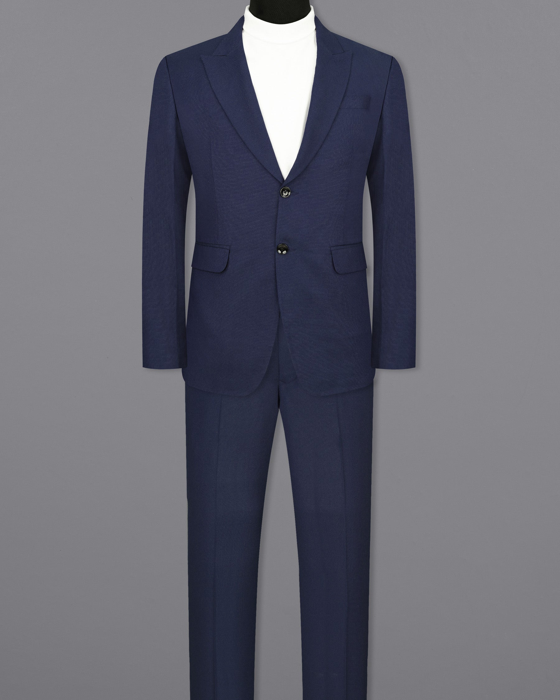 Martinique Blue Single Breasted Suit