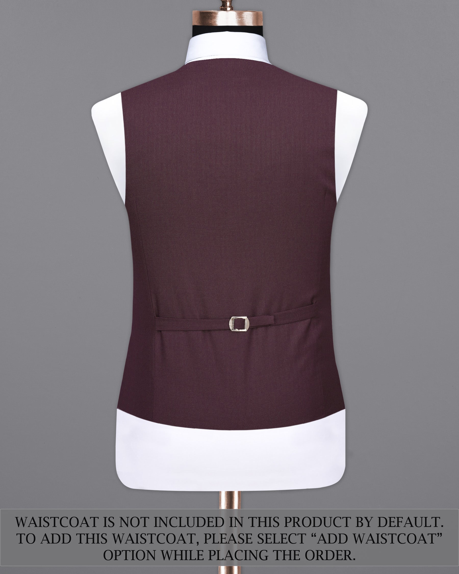 Eclipse Maroon Single Breasted Suit