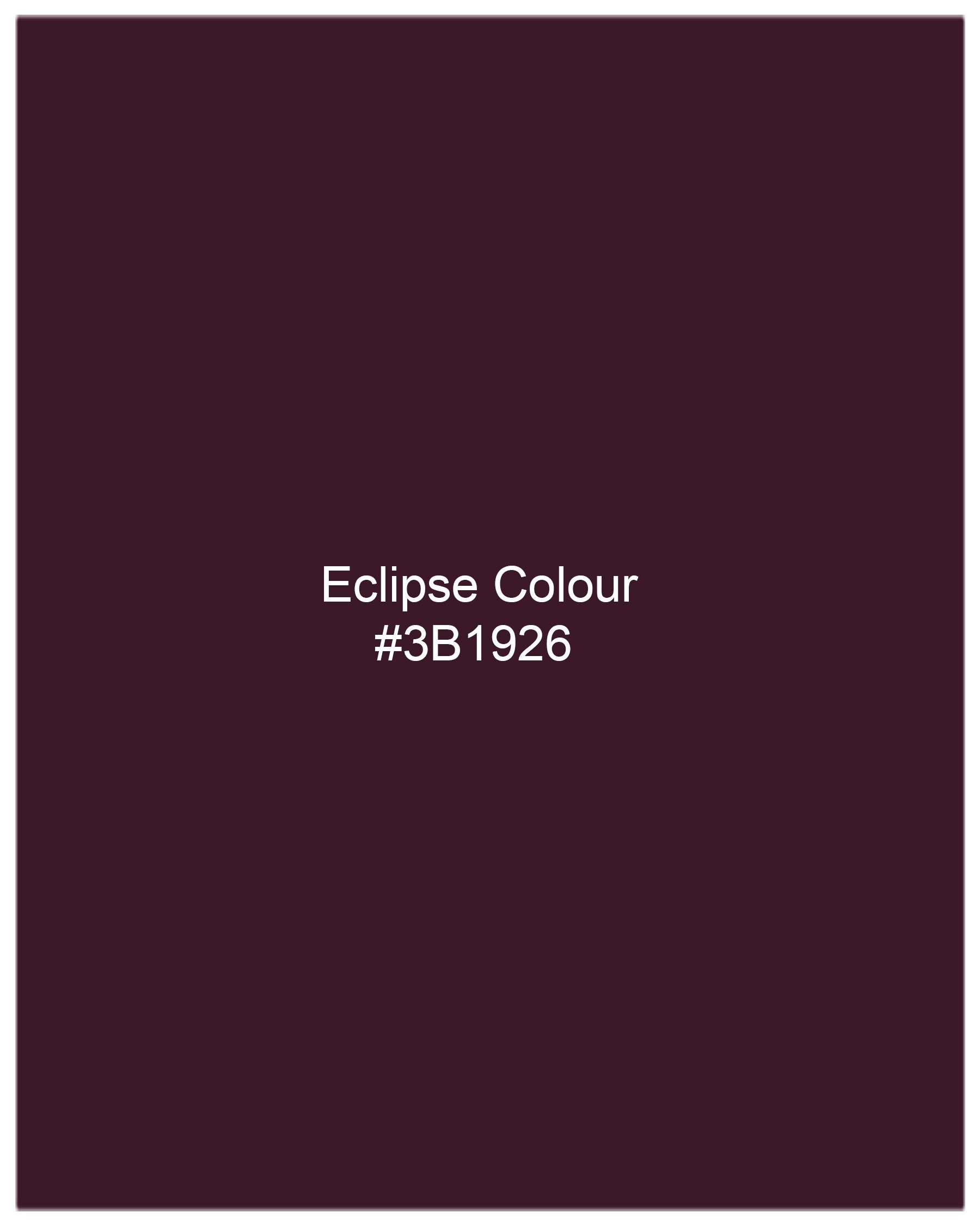 Eclipse Maroon Single Breasted Suit