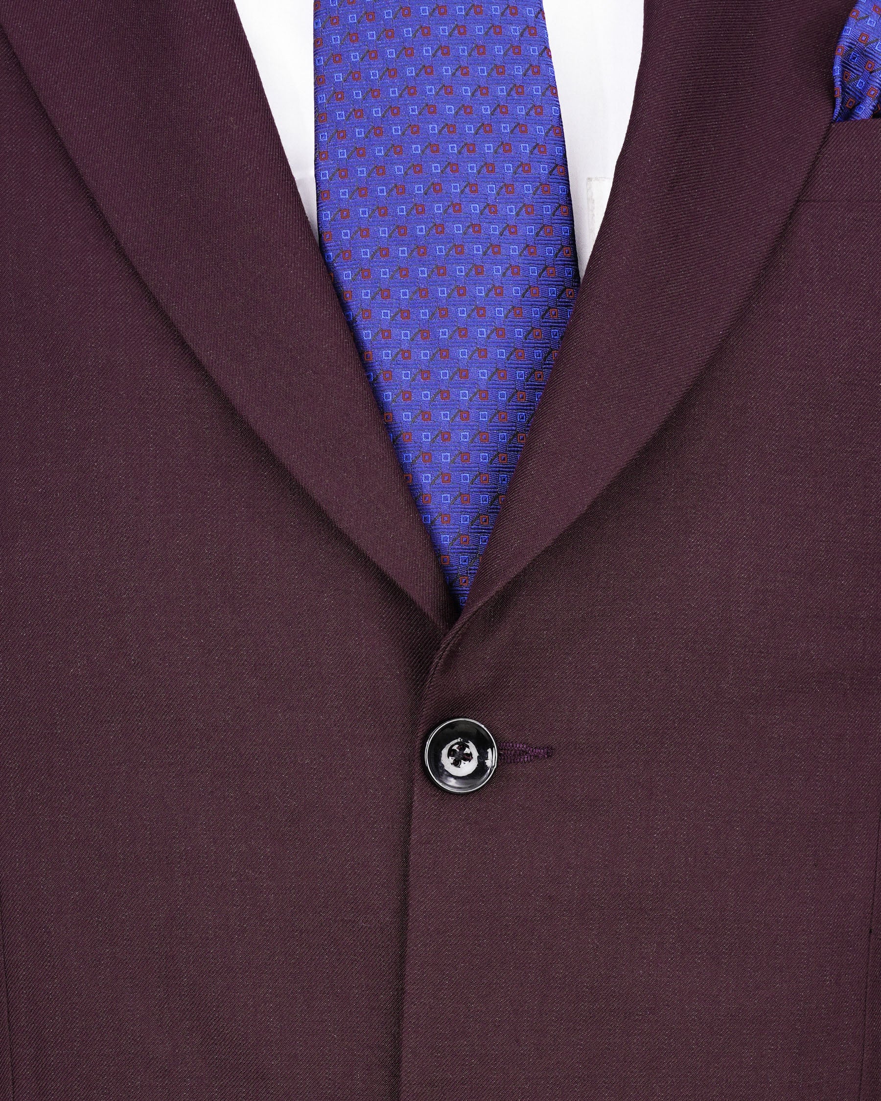 Eclipse Maroon Single Breasted Suit