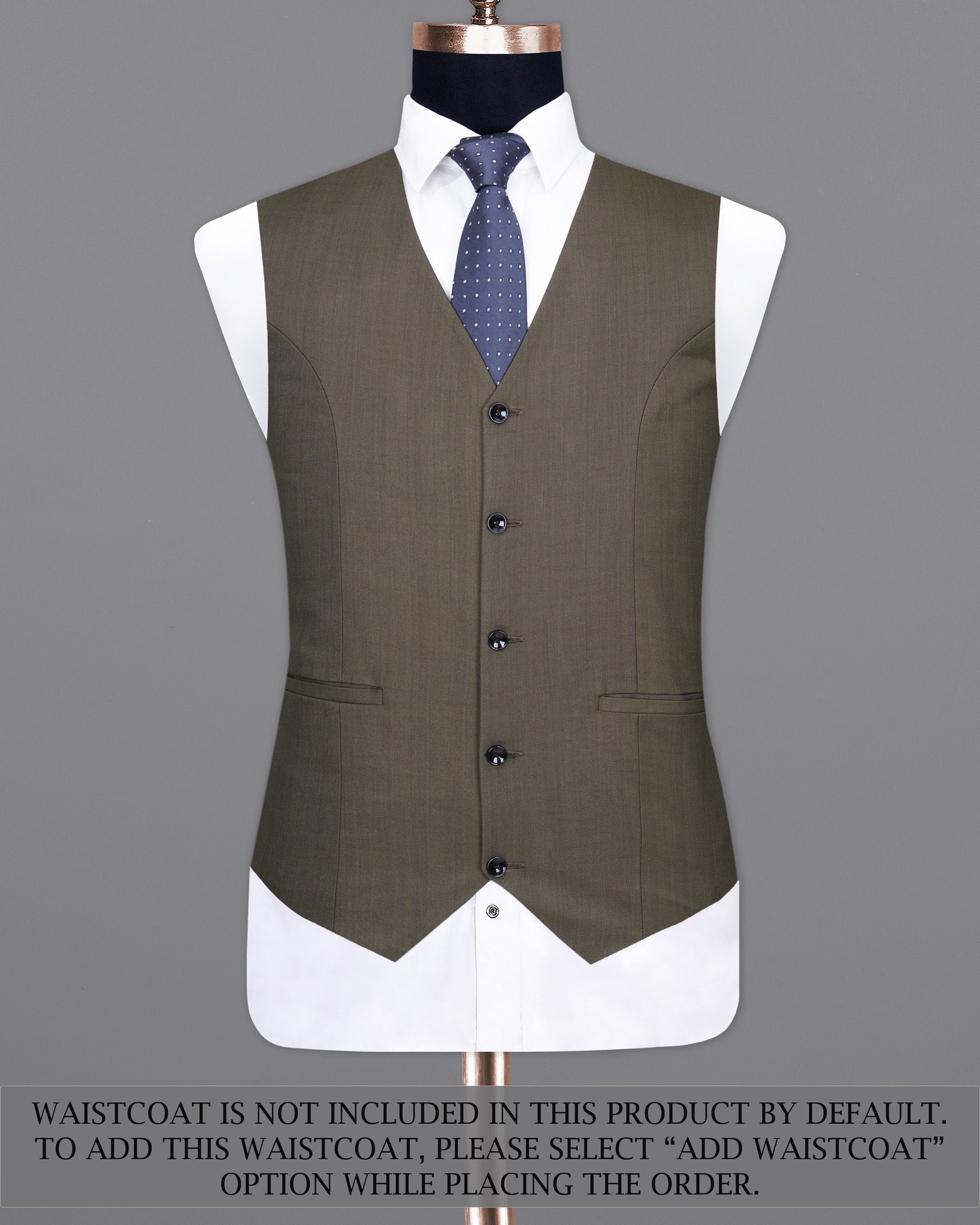 Mondo Brown Single Breasted Sports Suit