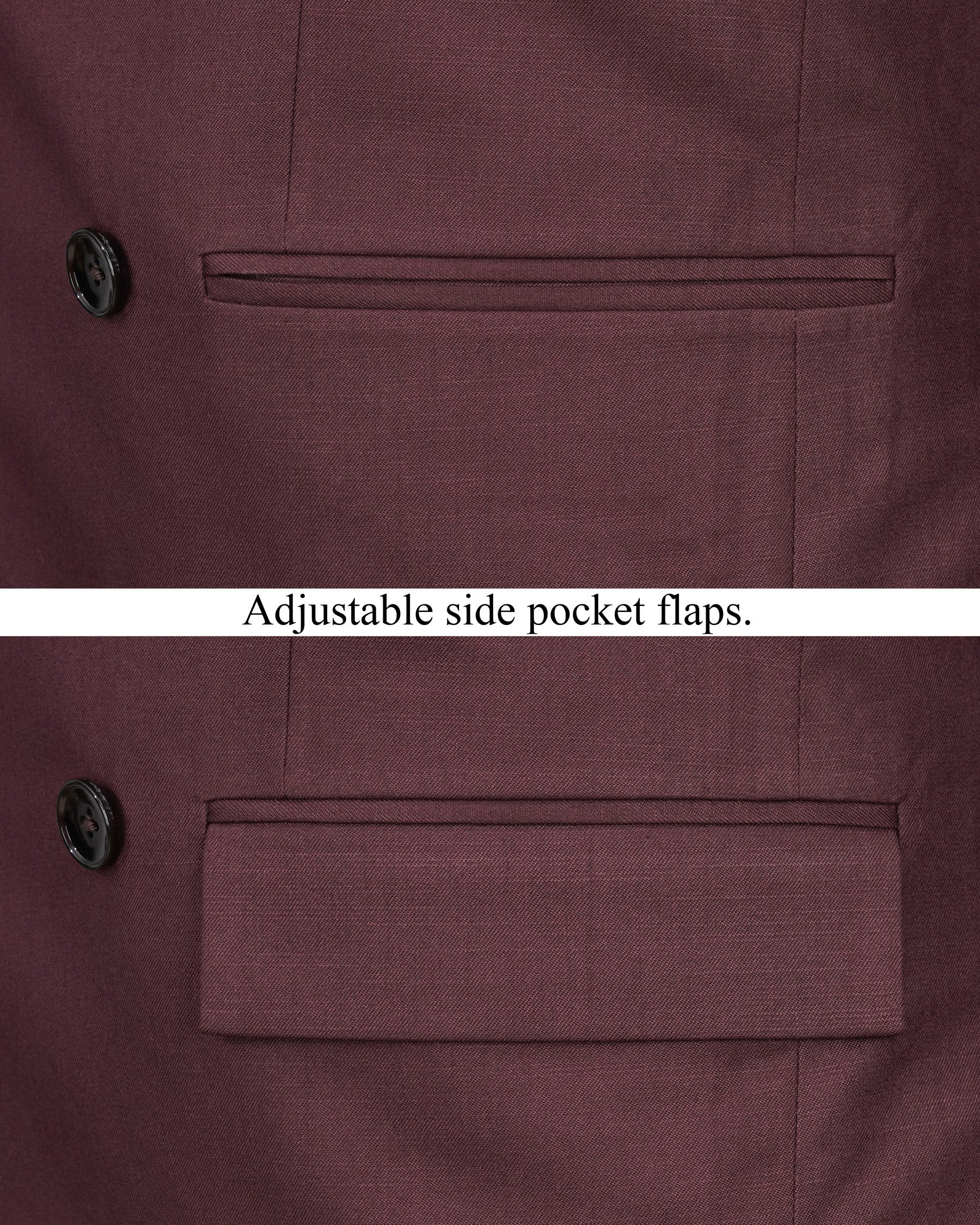 Matterhorn Maroon Double Breasted Suit