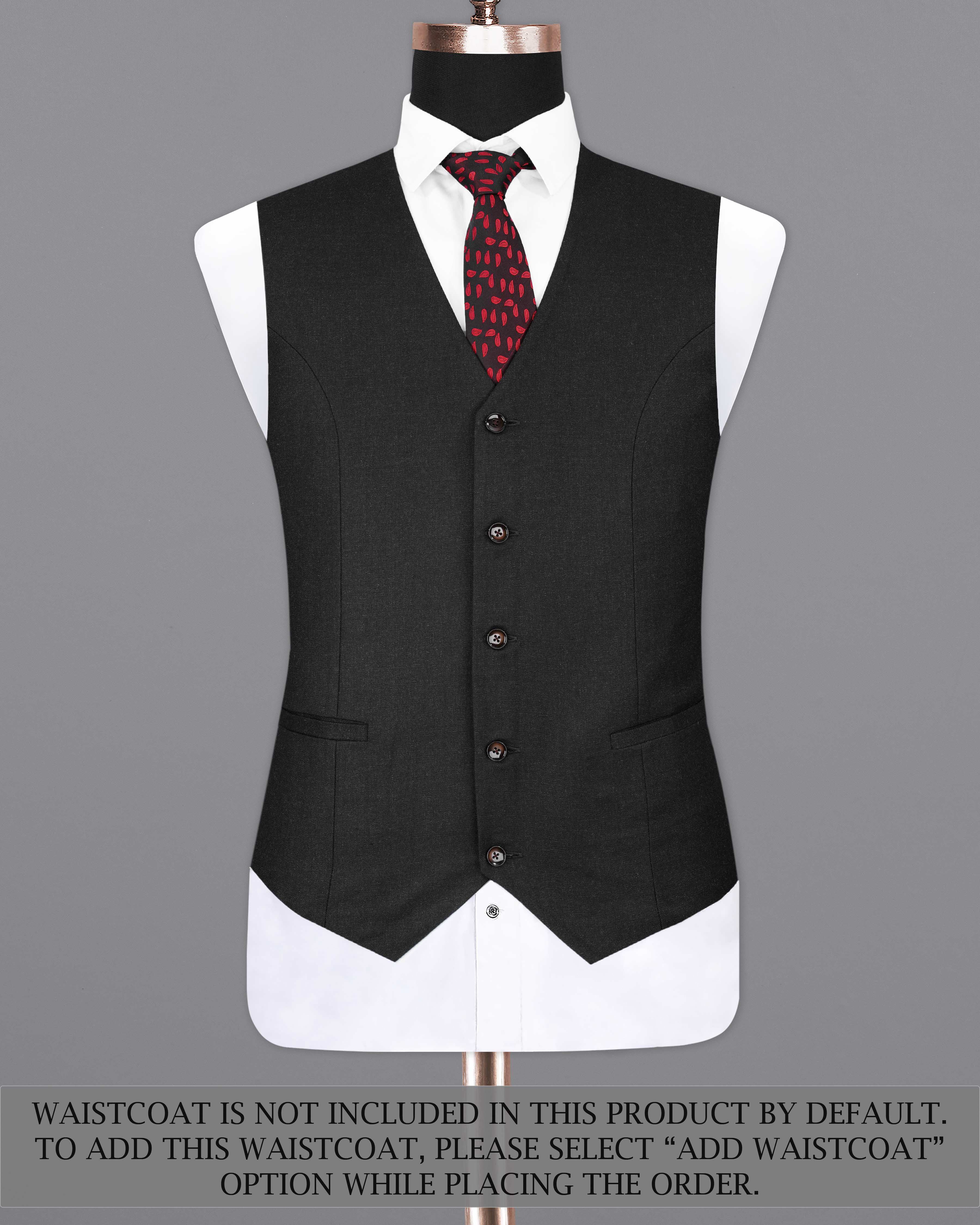 Charcoal Grey Double Breasted Suit